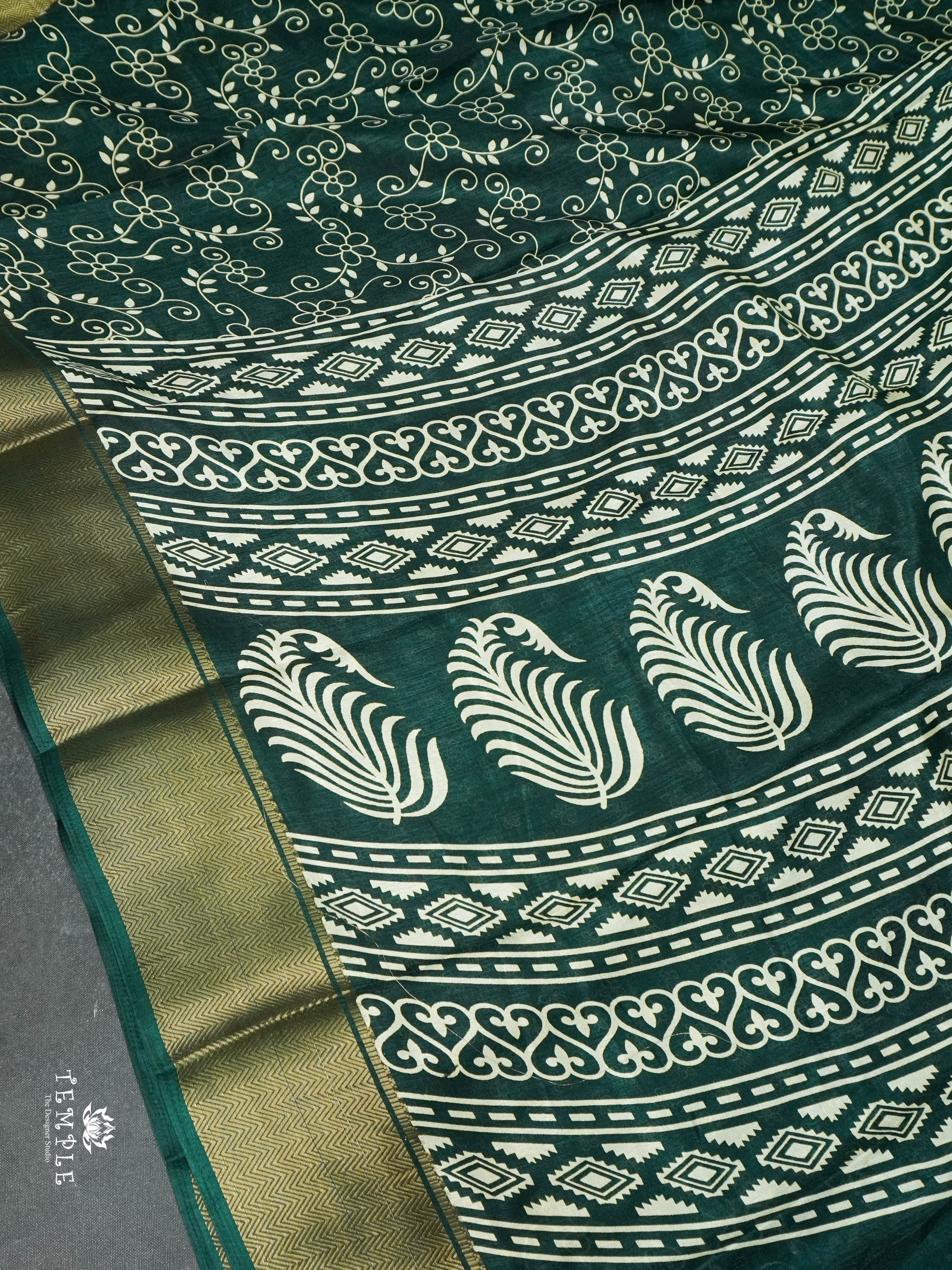 Floral Printed Dola Saree | TTDS1631