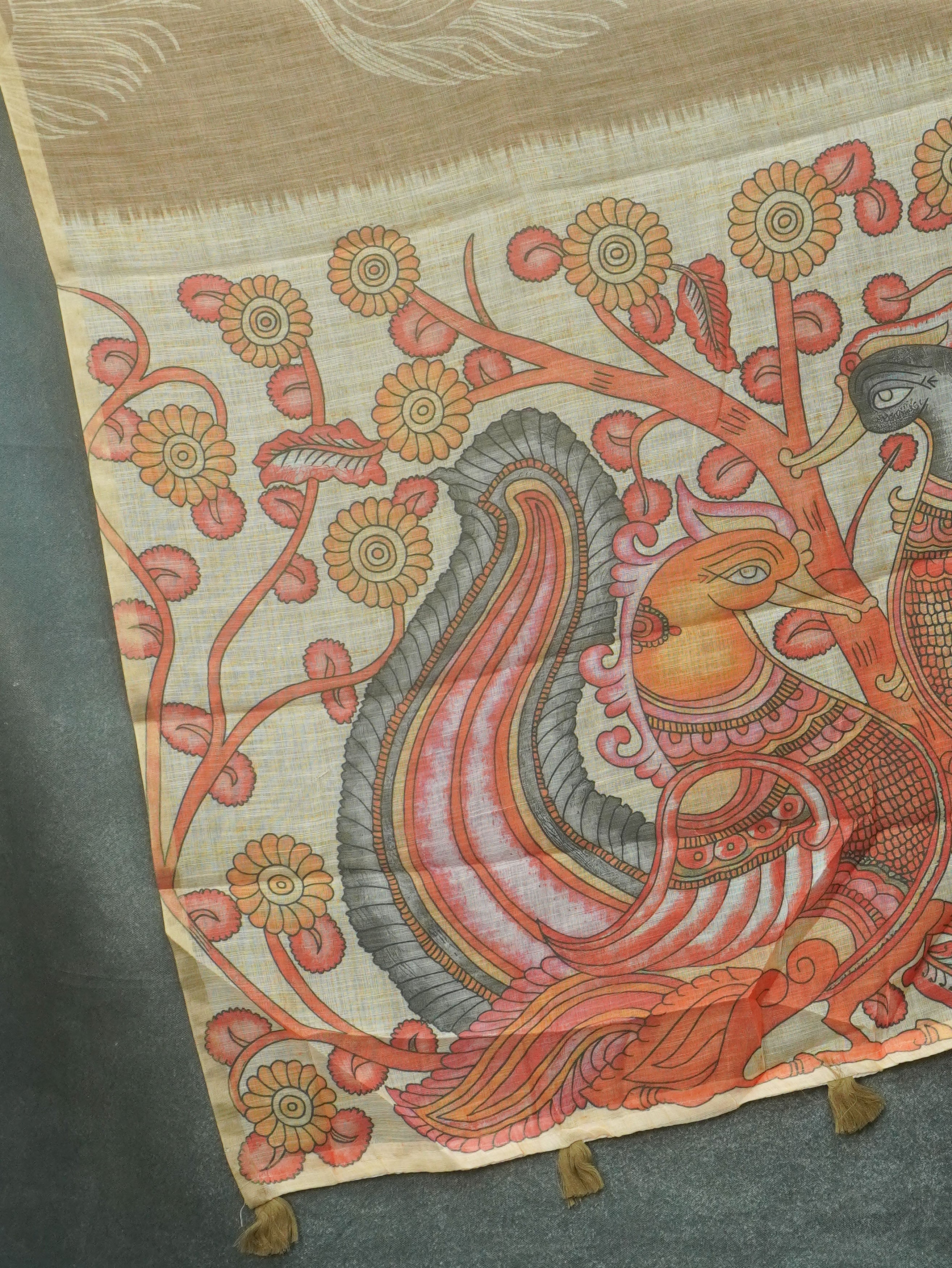 Linen Cotton Saree | TTDS3508