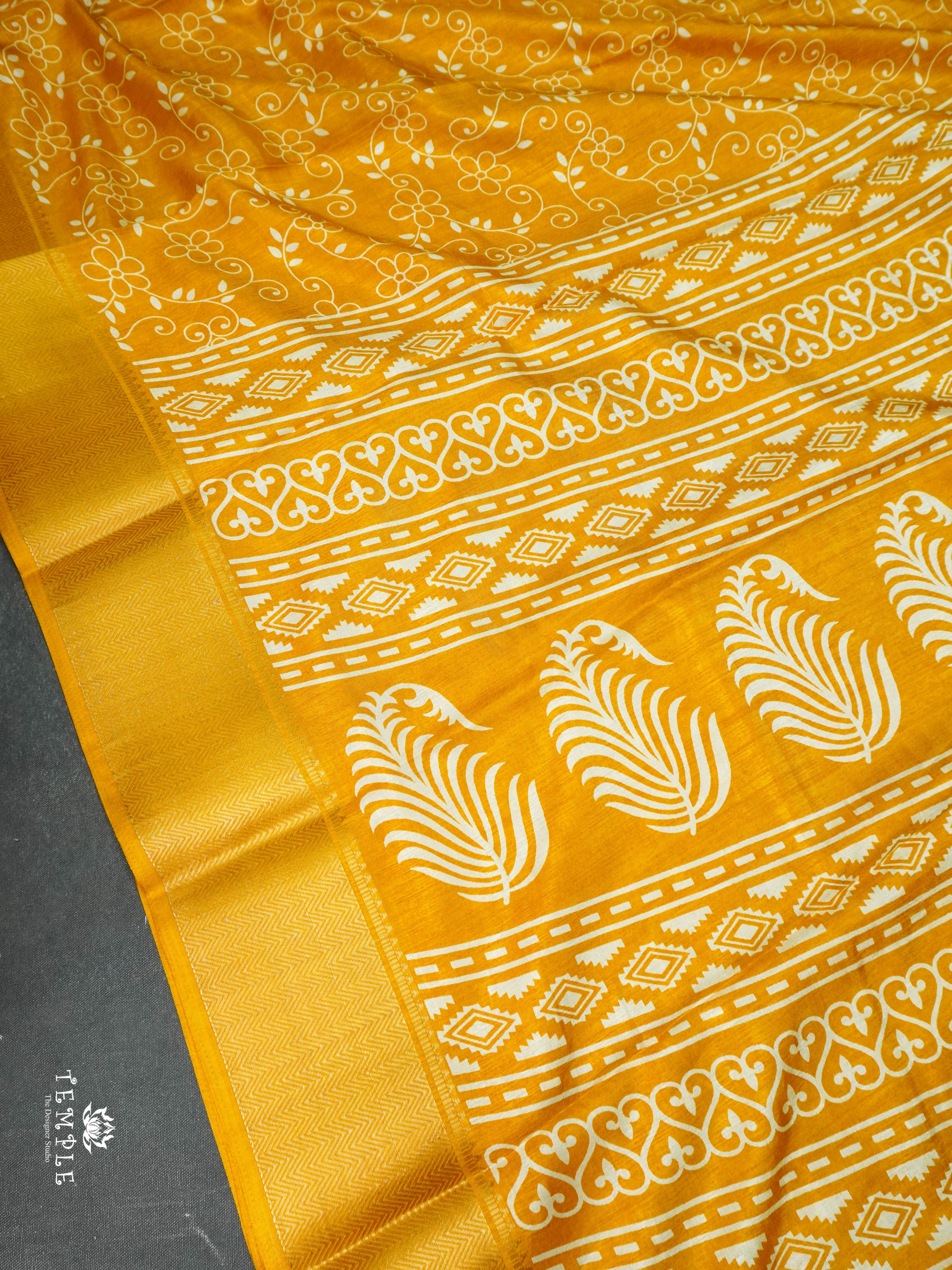 Floral Printed Dola Saree | TTDS1631