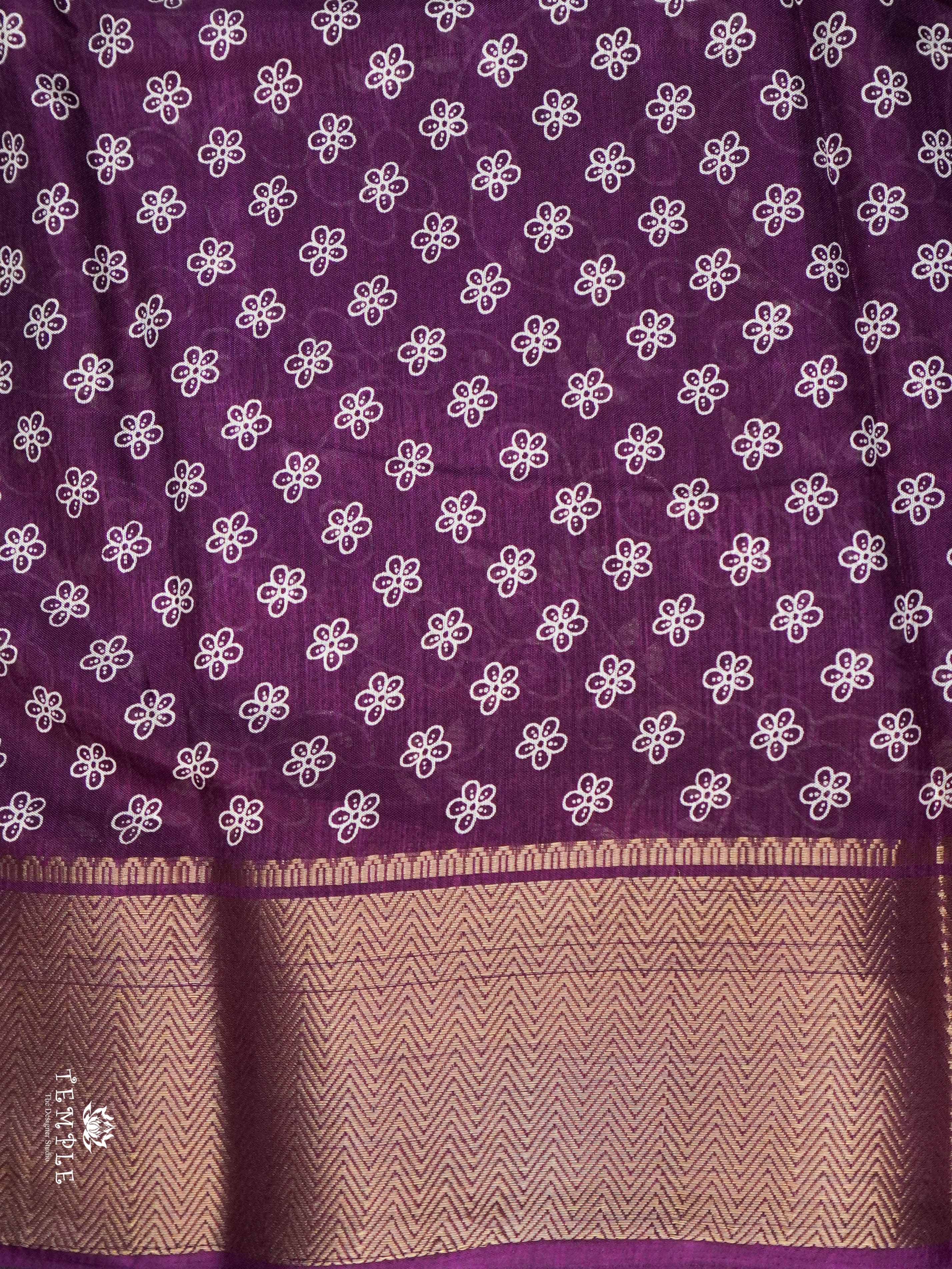 Floral Printed Dola Saree | TTDS1631