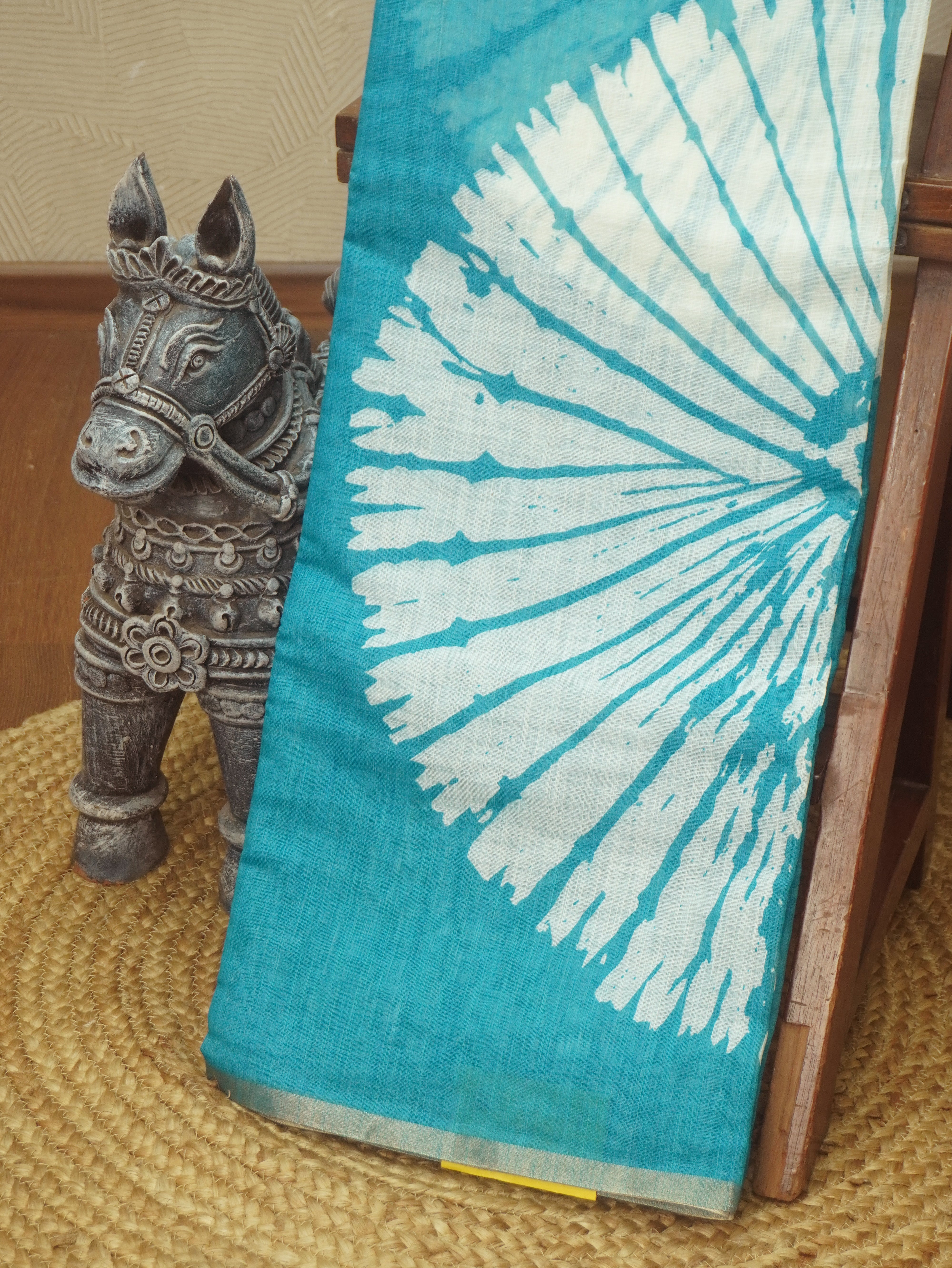 Linen Cotton Saree | TTDS3501