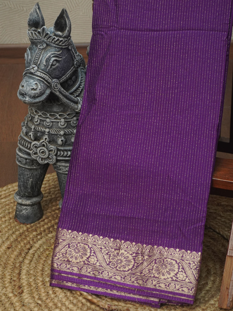 Viscose Georgette Saree With Vaira Oosi Pattern | TTDS3507