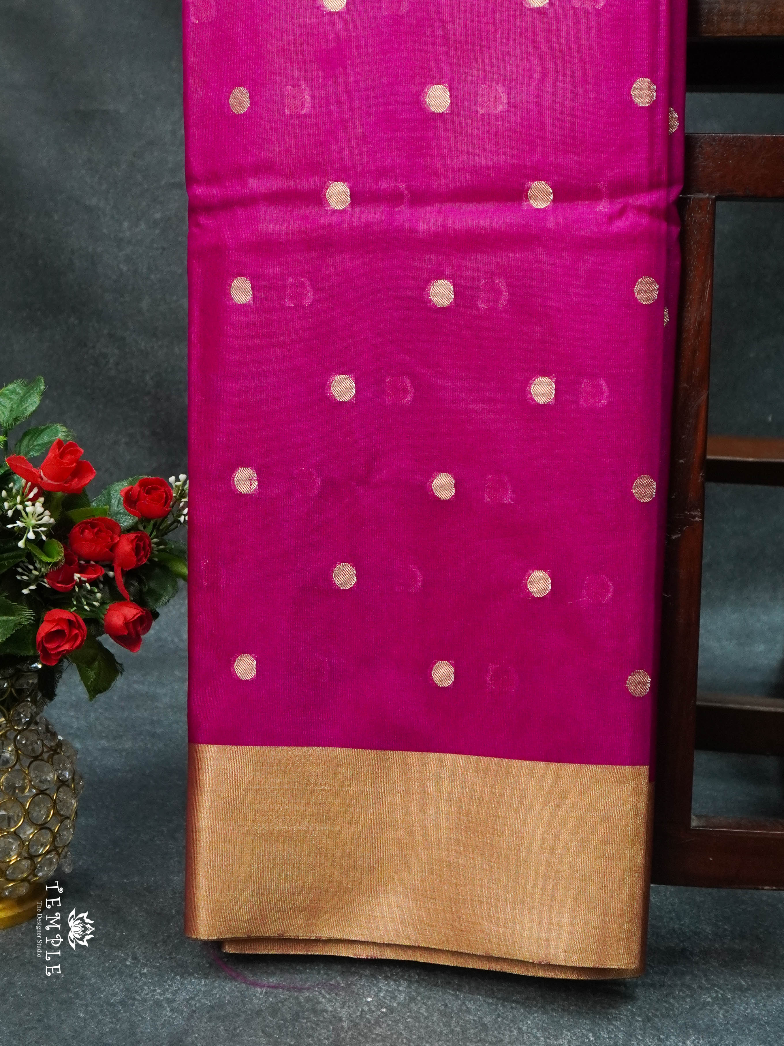 Chanderi Cotton Saree | TTDS1640