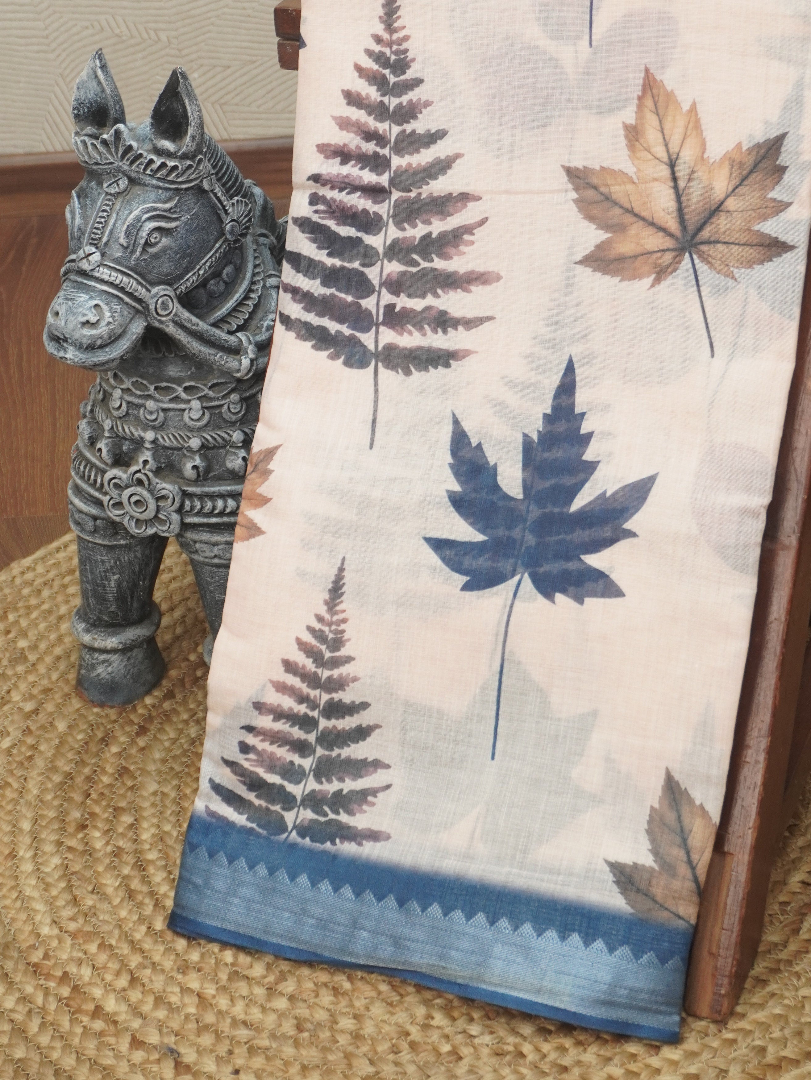 Linen Cotton Saree | TTDS3516