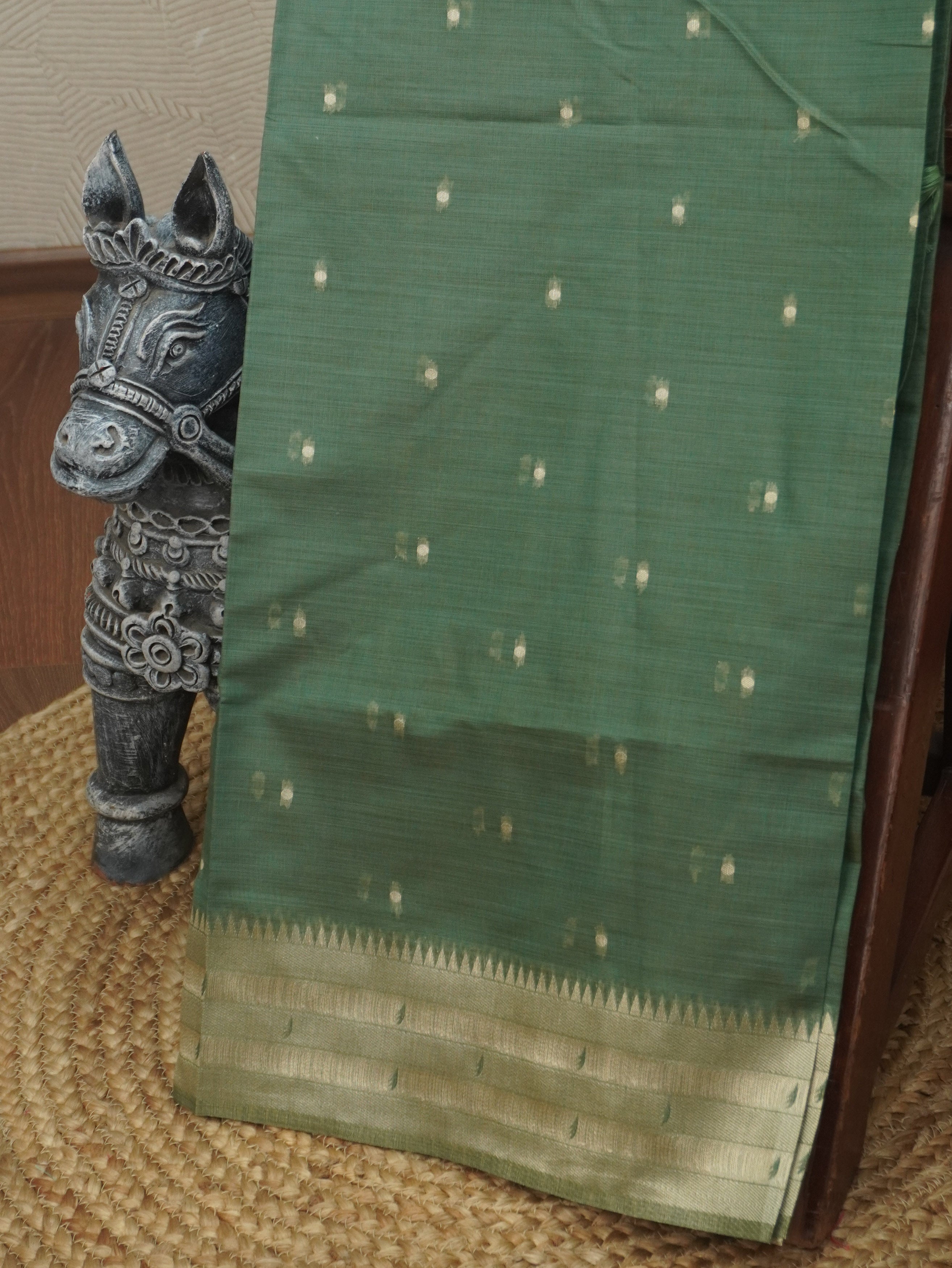 Chanderi Cotton Saree | TTDS3515