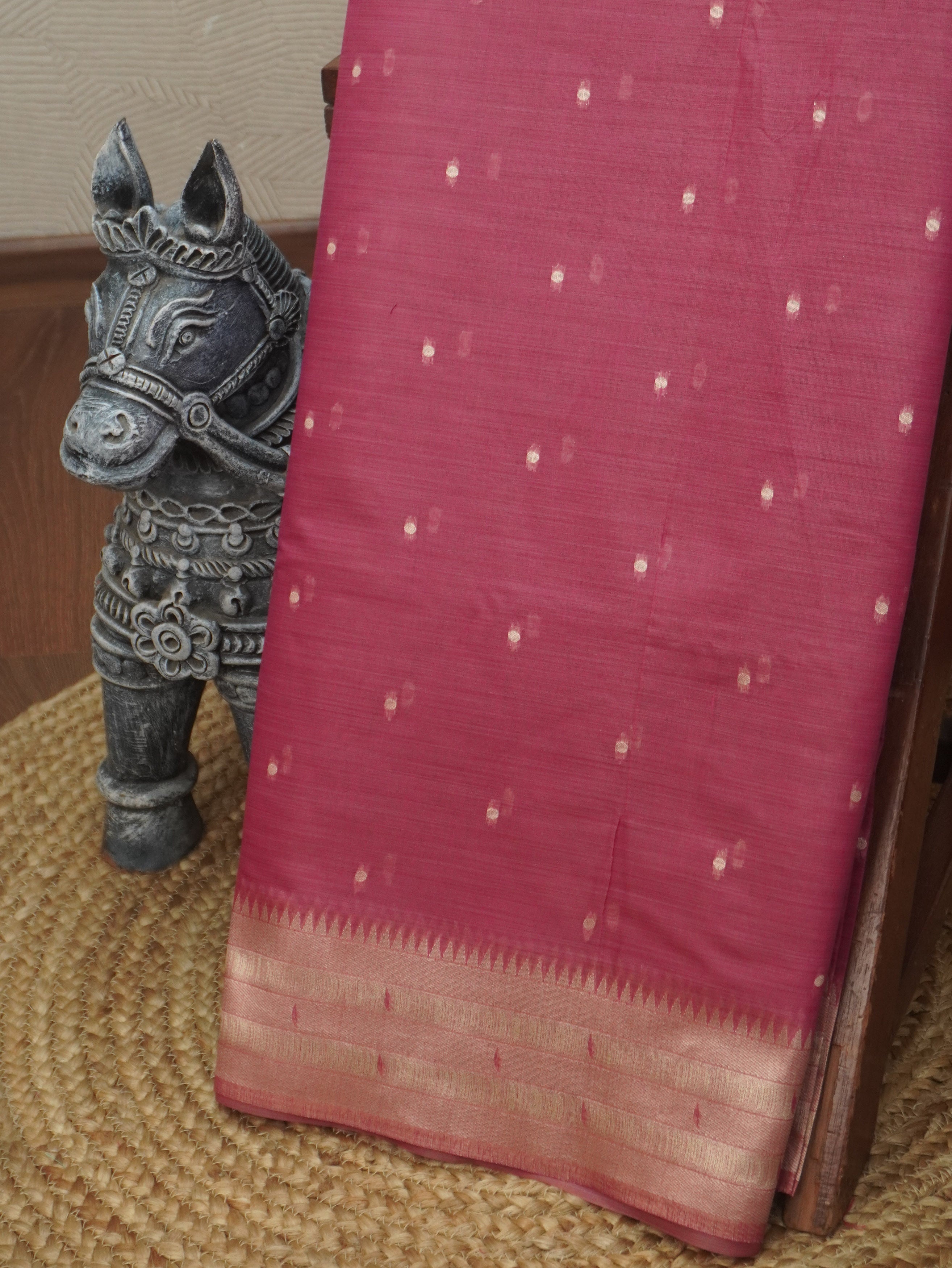 Chanderi Cotton Saree | TTDS3515