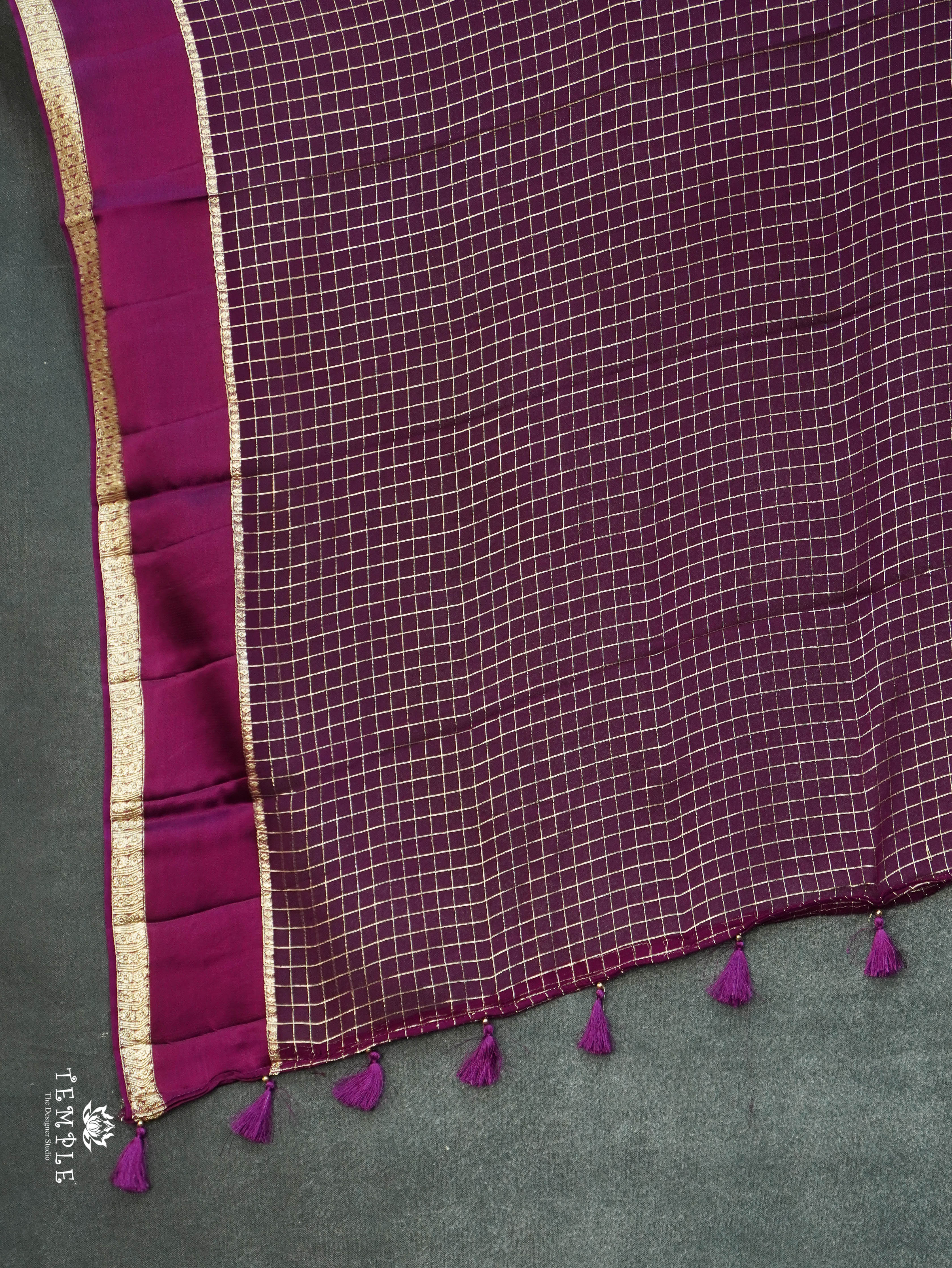Viscose Georgetee Saree | TTDS3088