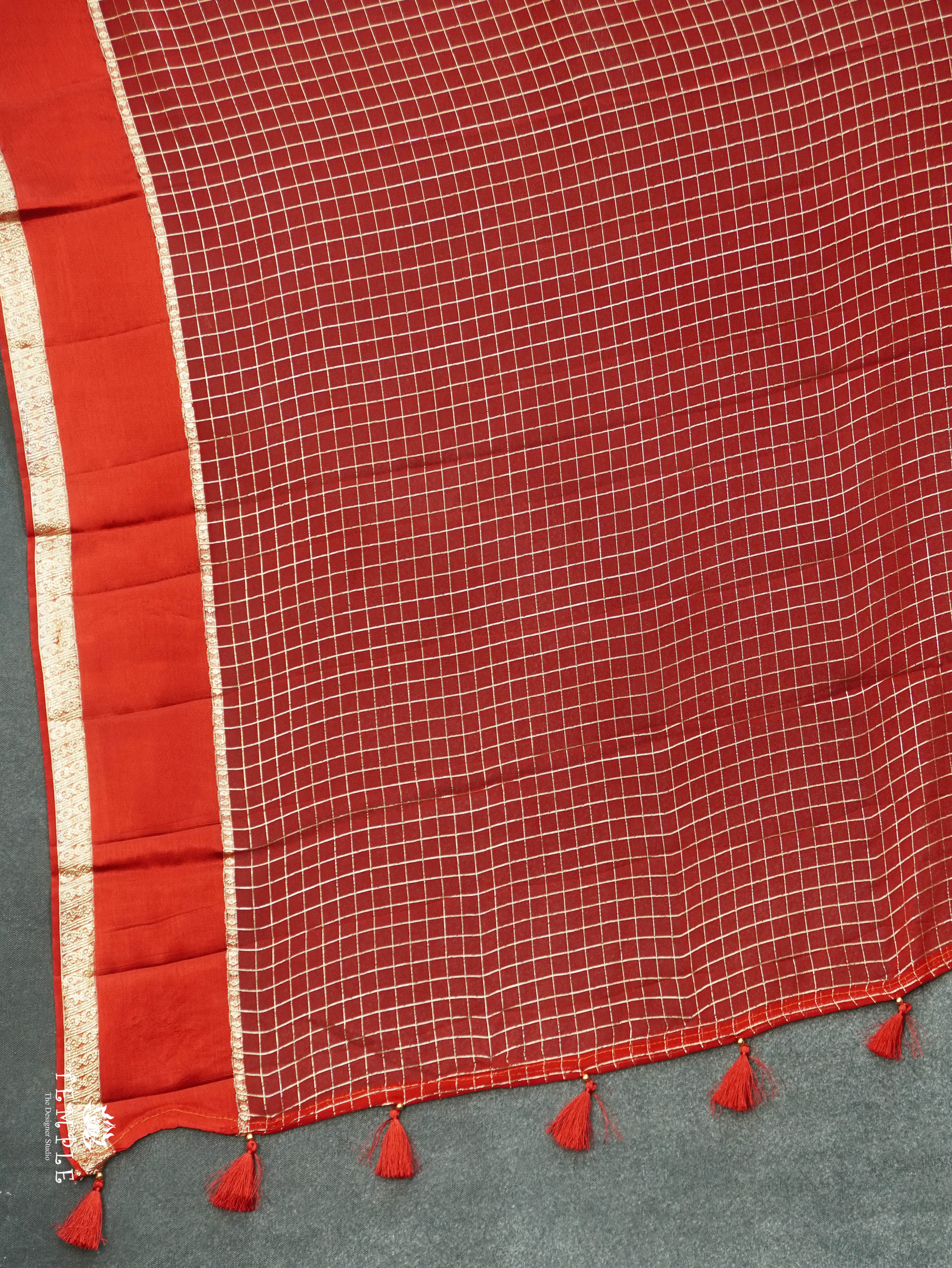 Viscose Georgetee Saree | TTDS3088