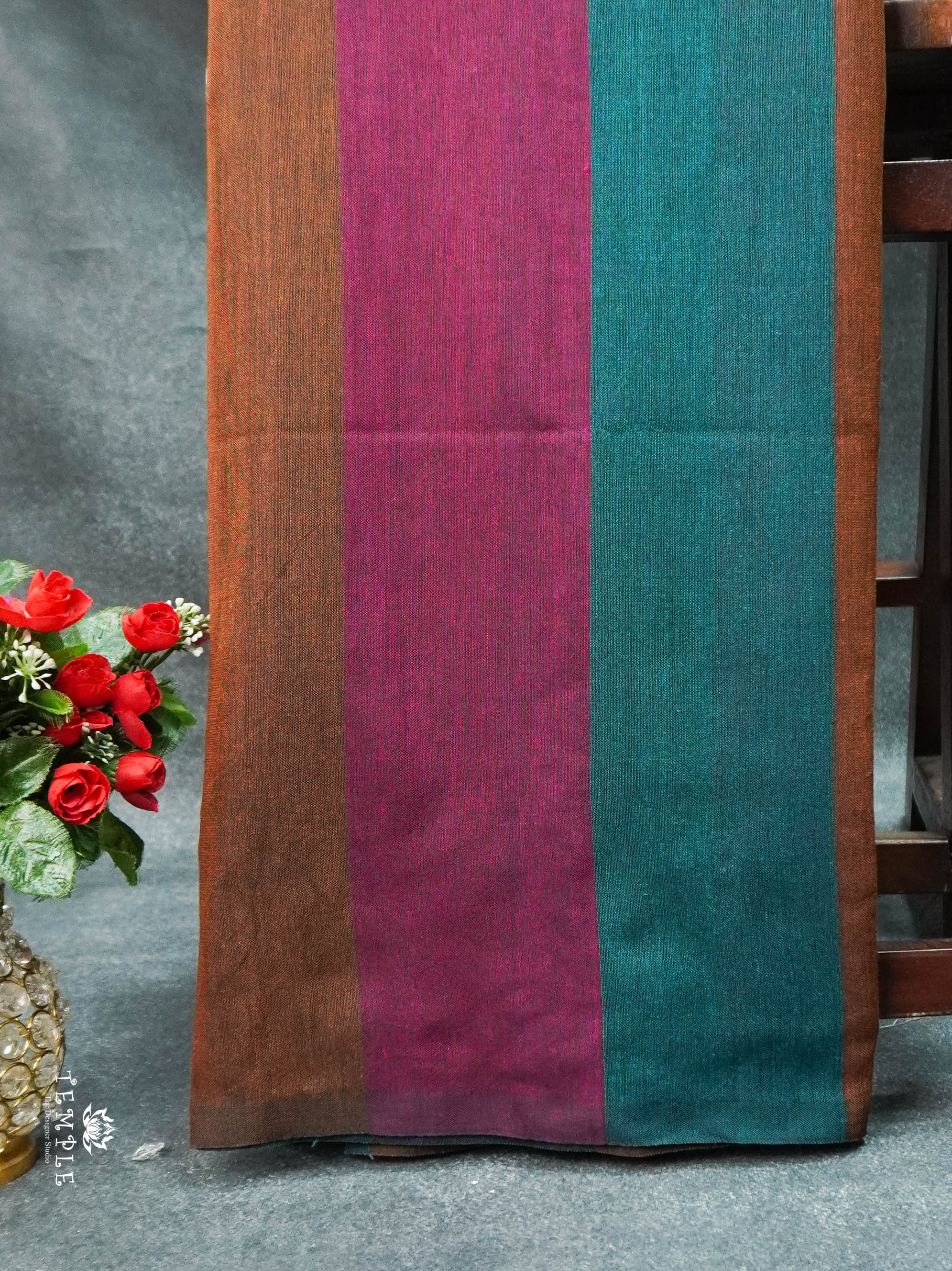 Handloom Cotton Saree  | TTDS1655