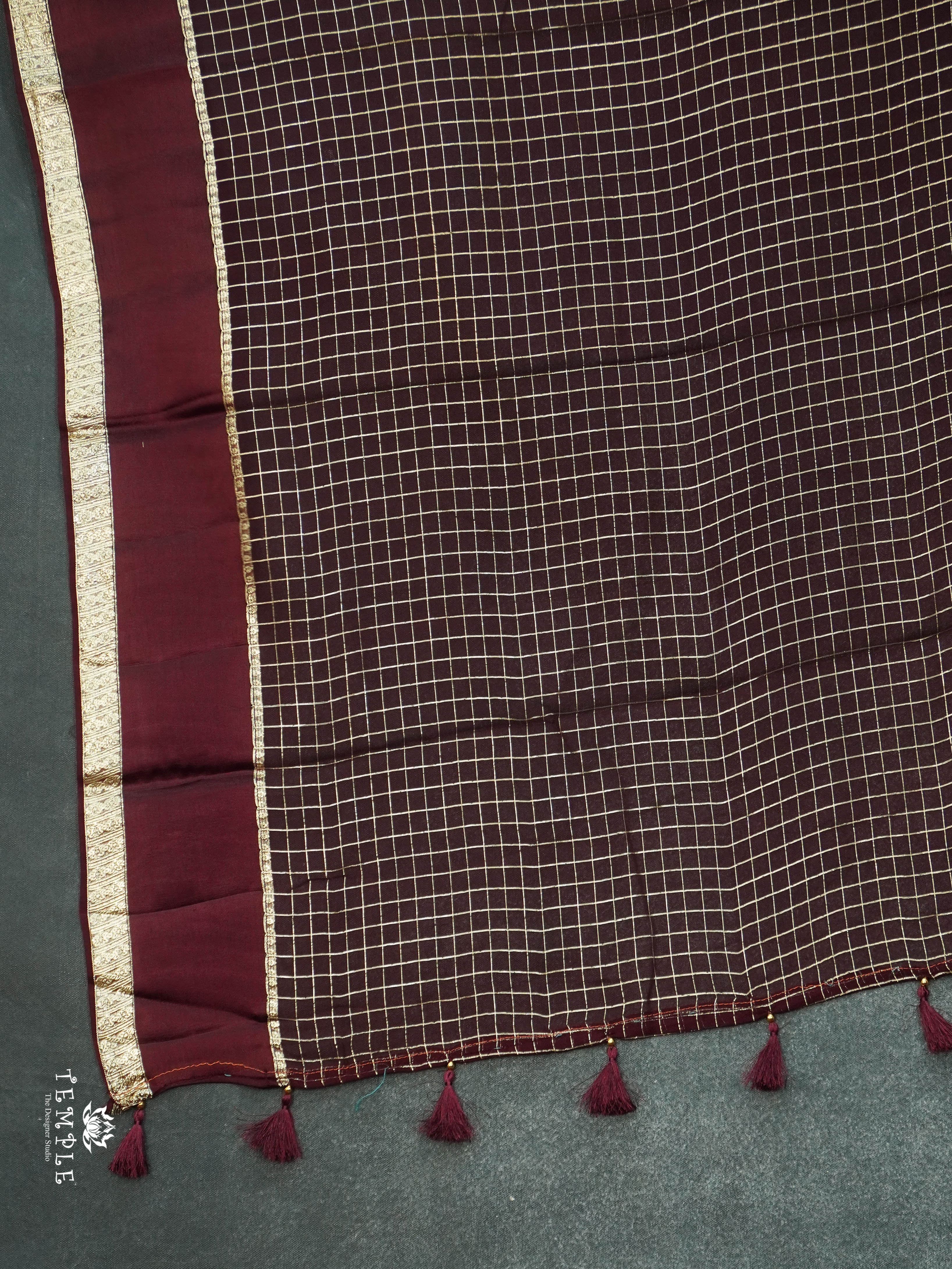 Viscose Georgetee Saree | TTDS3088