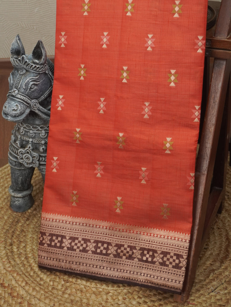 Semi Tussar Saree | TTDS3518