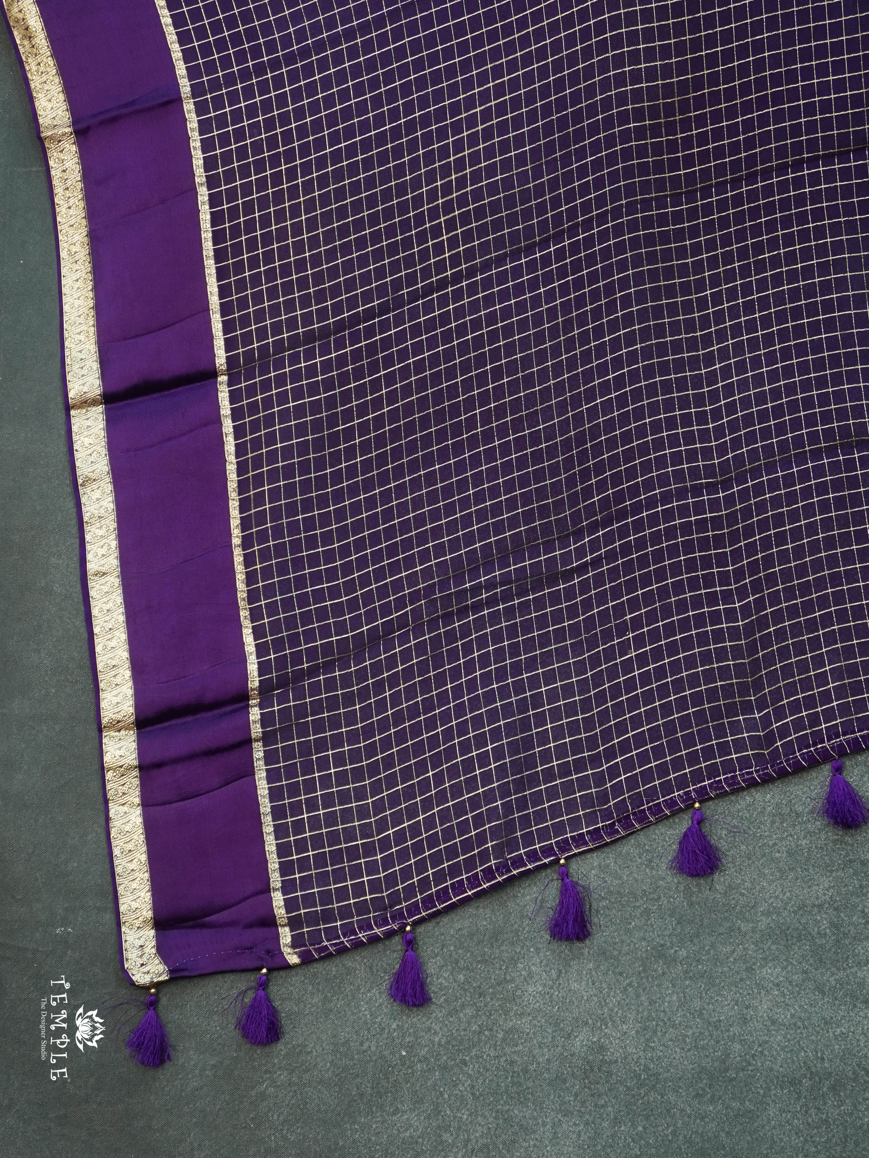 Viscose Georgetee Saree | TTDS3088