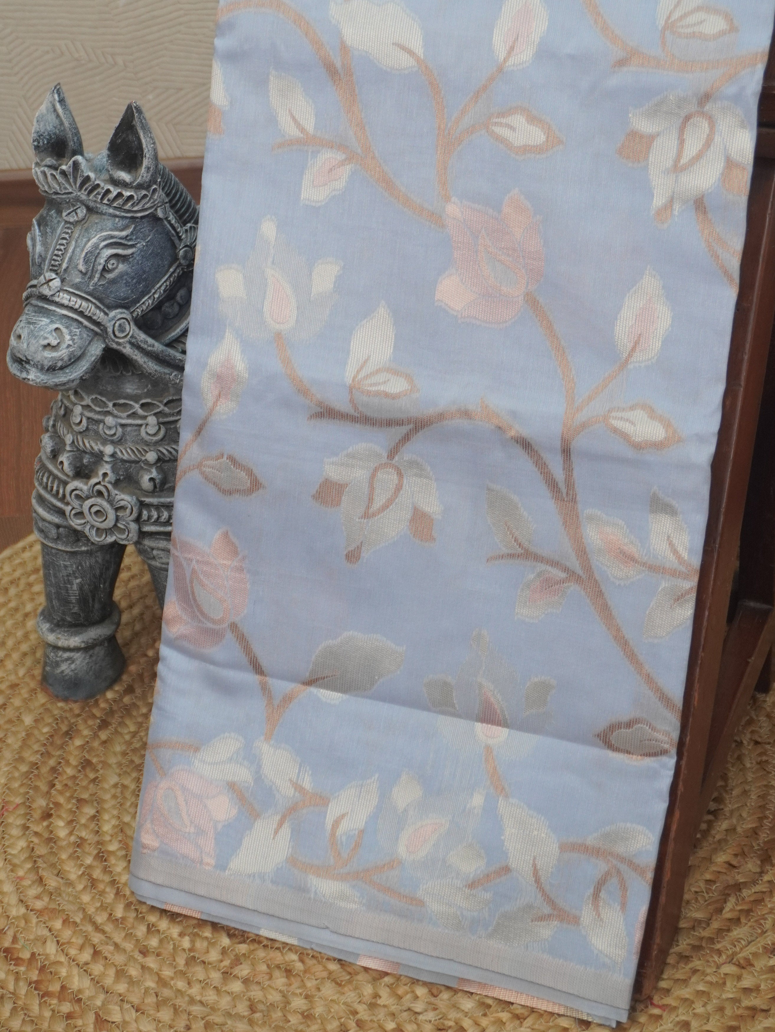 Chanderi Silk Cotton Saree | TTDS3517