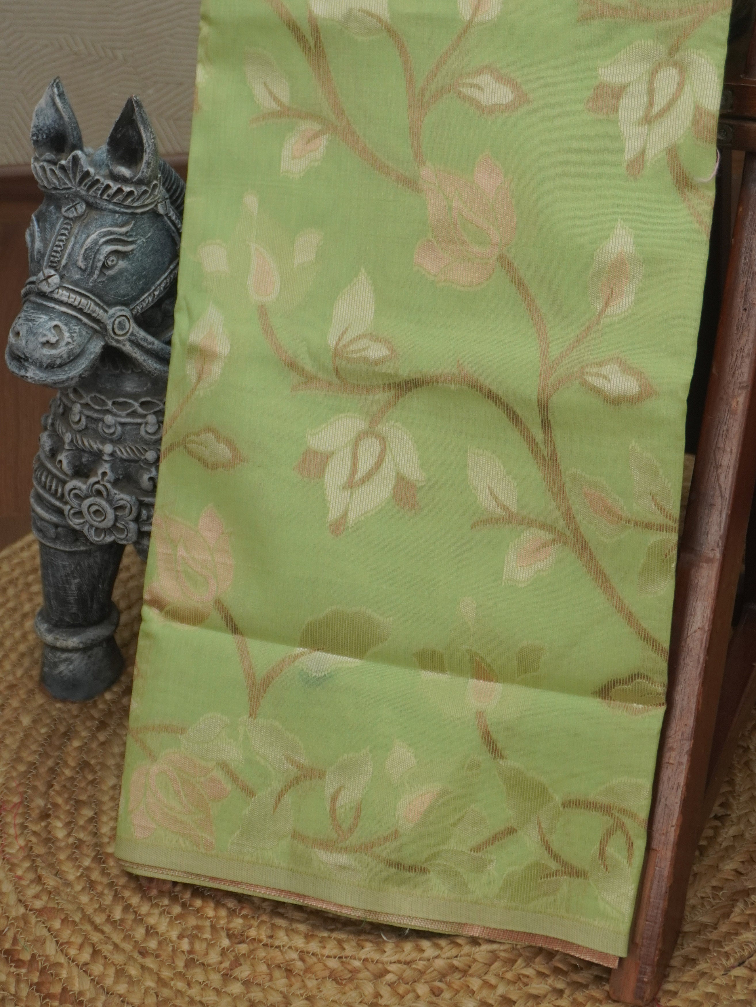 Chanderi Silk Cotton Saree | TTDS3517