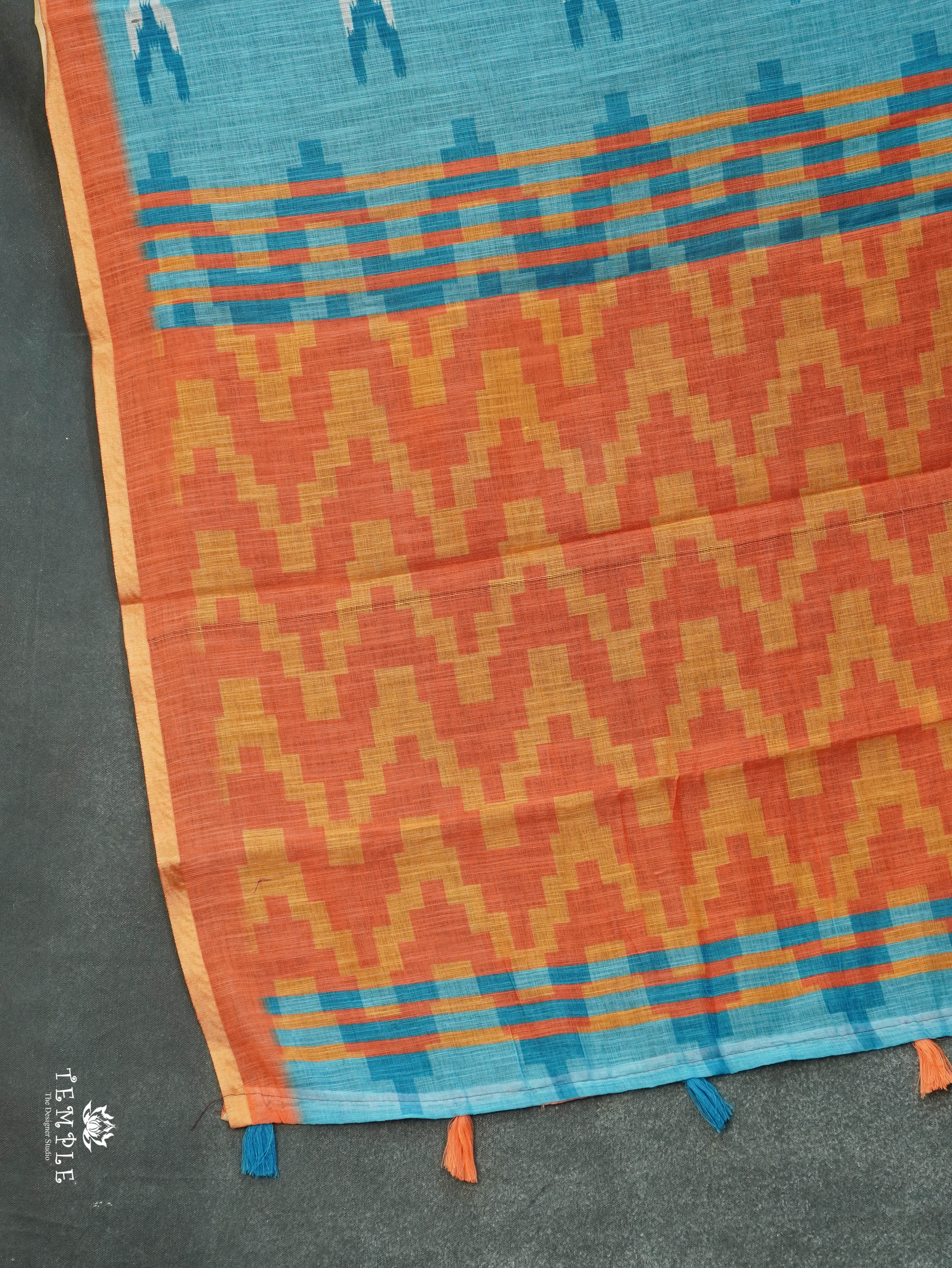 Linen Cotton Saree | TTDS3090