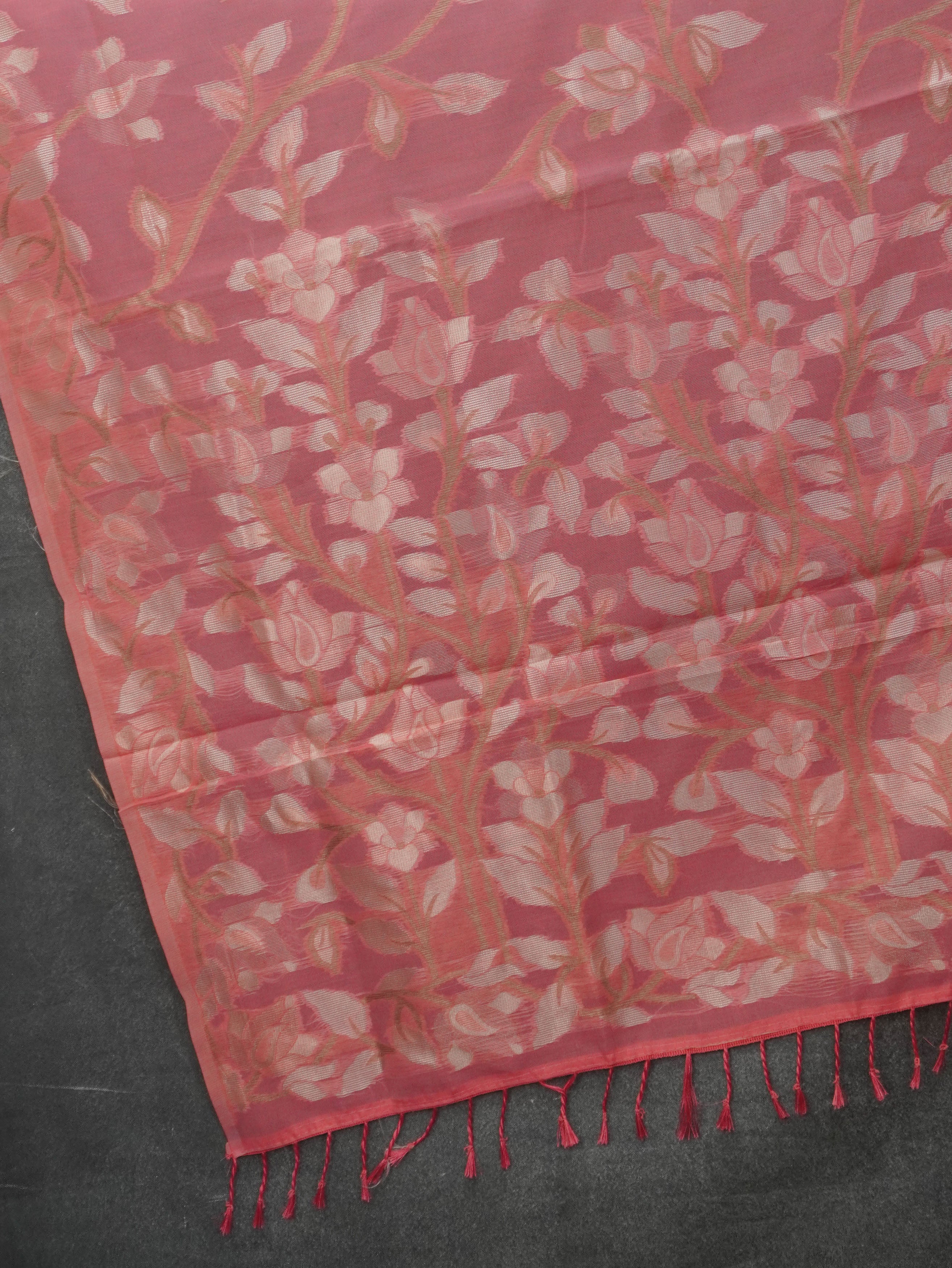 Chanderi Silk Cotton Saree | TTDS3517