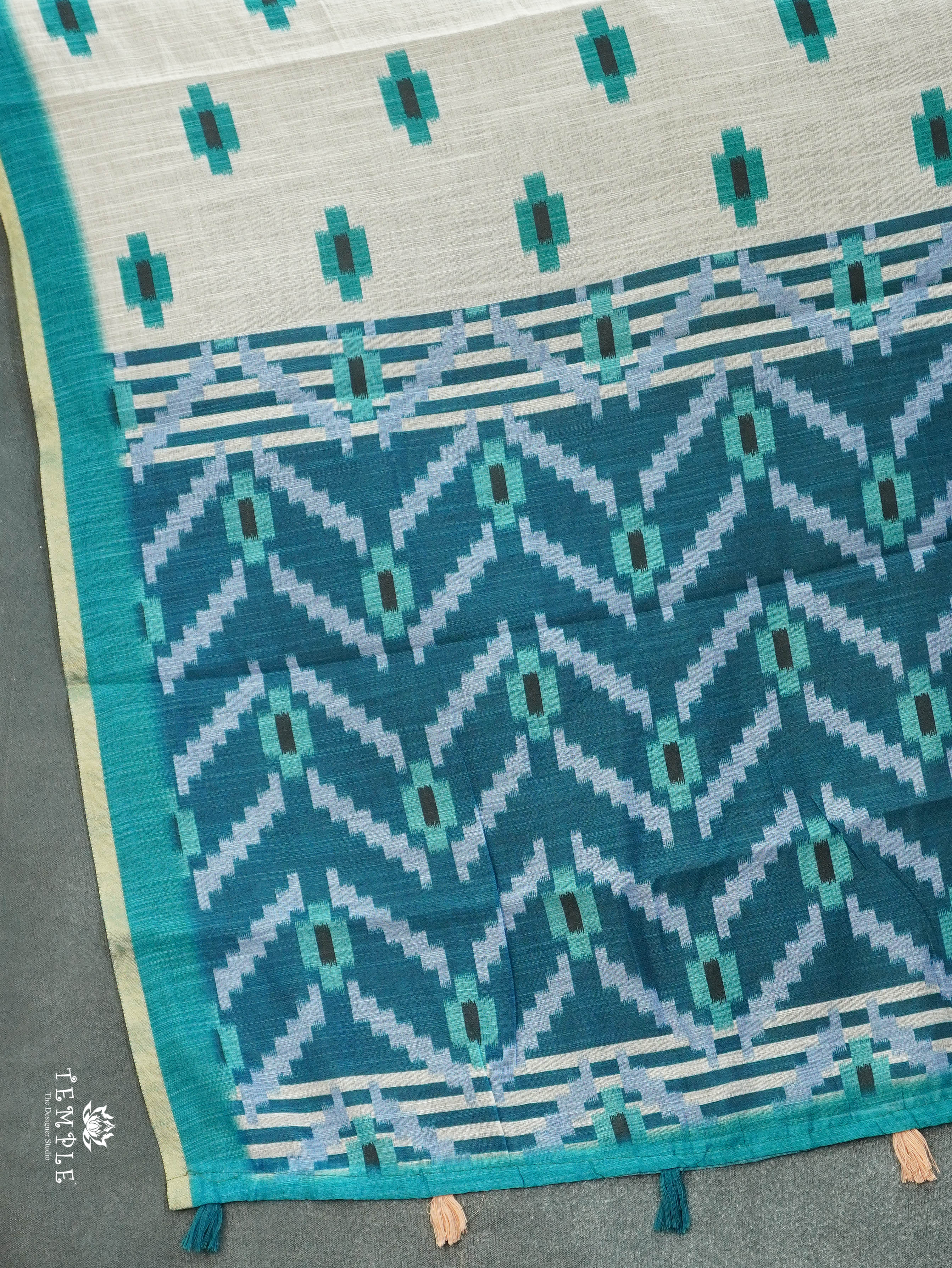 Linen Cotton Saree | TTDS3090