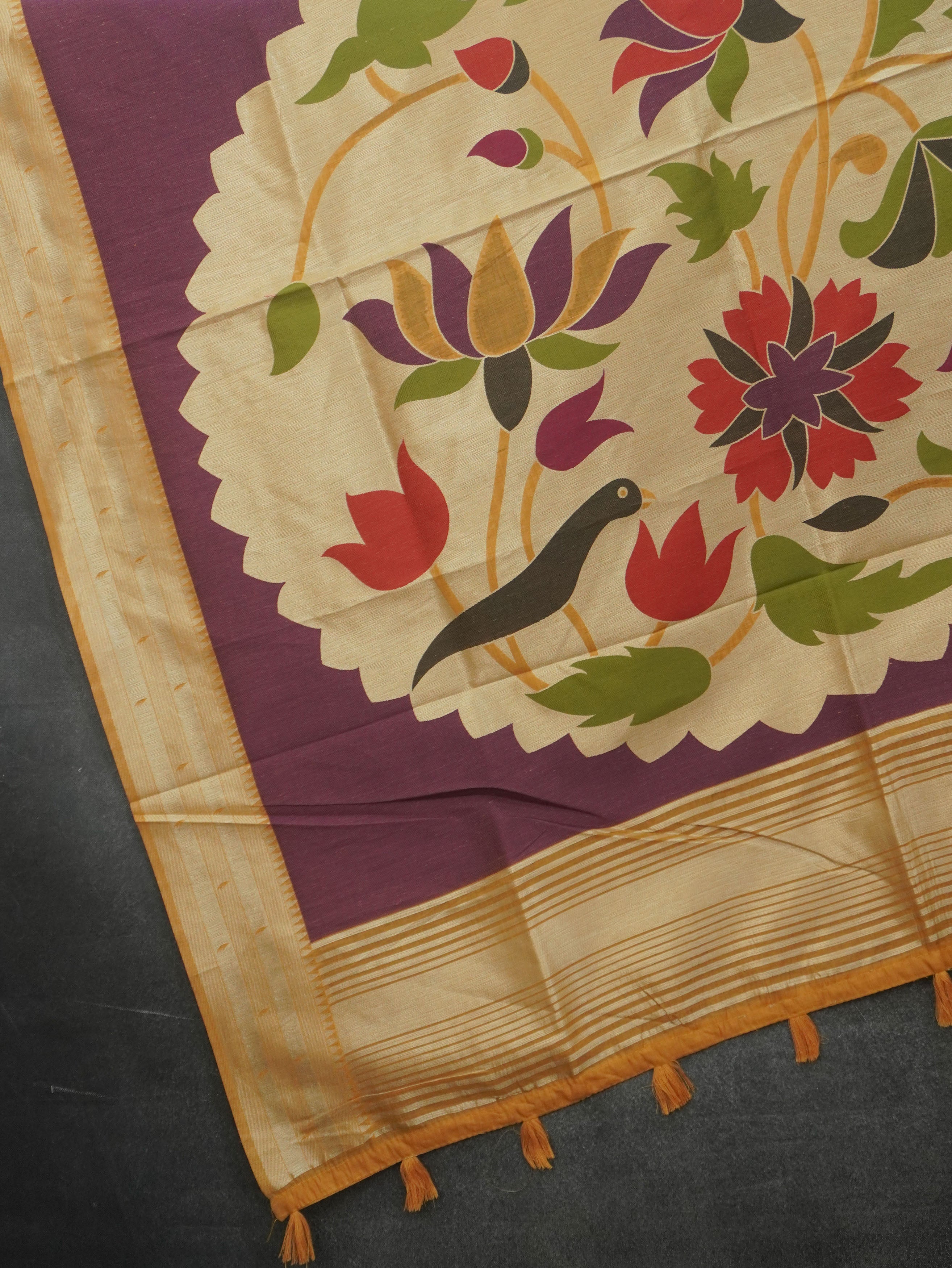 Chanderi Cotton Saree | TTDS3515