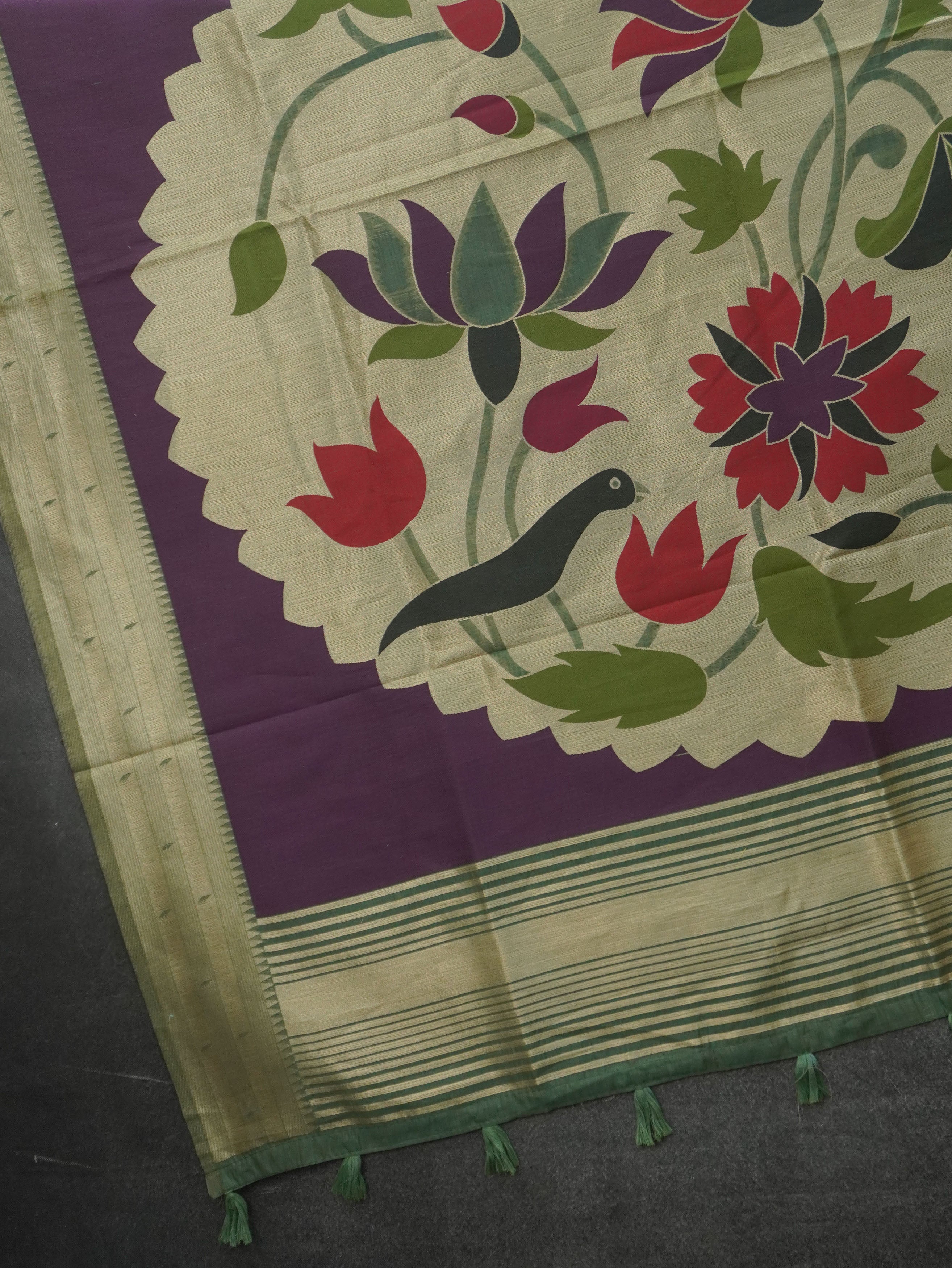 Chanderi Cotton Saree | TTDS3515