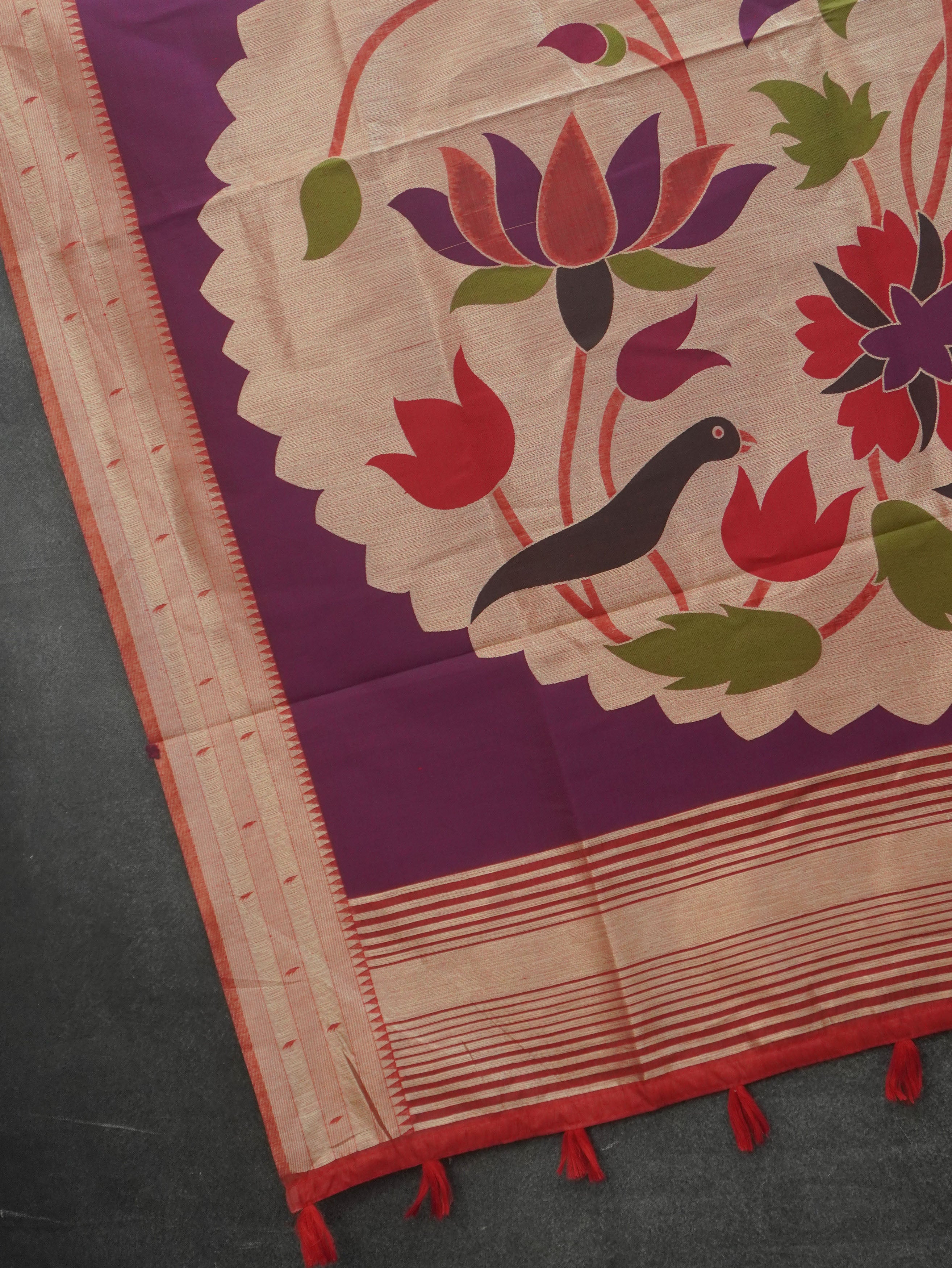 Chanderi Cotton Saree | TTDS3515