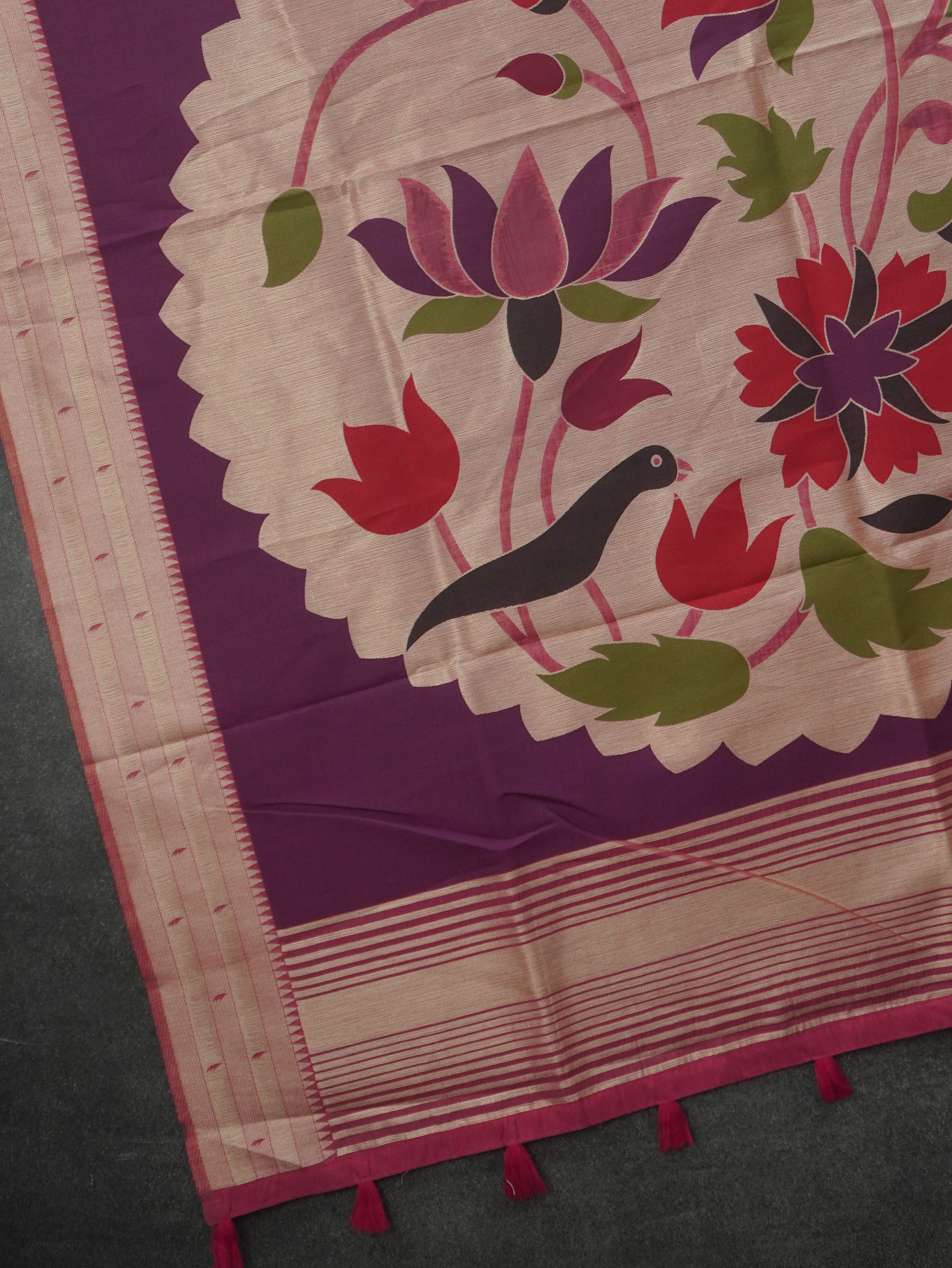 Chanderi Cotton Saree | TTDS3515
