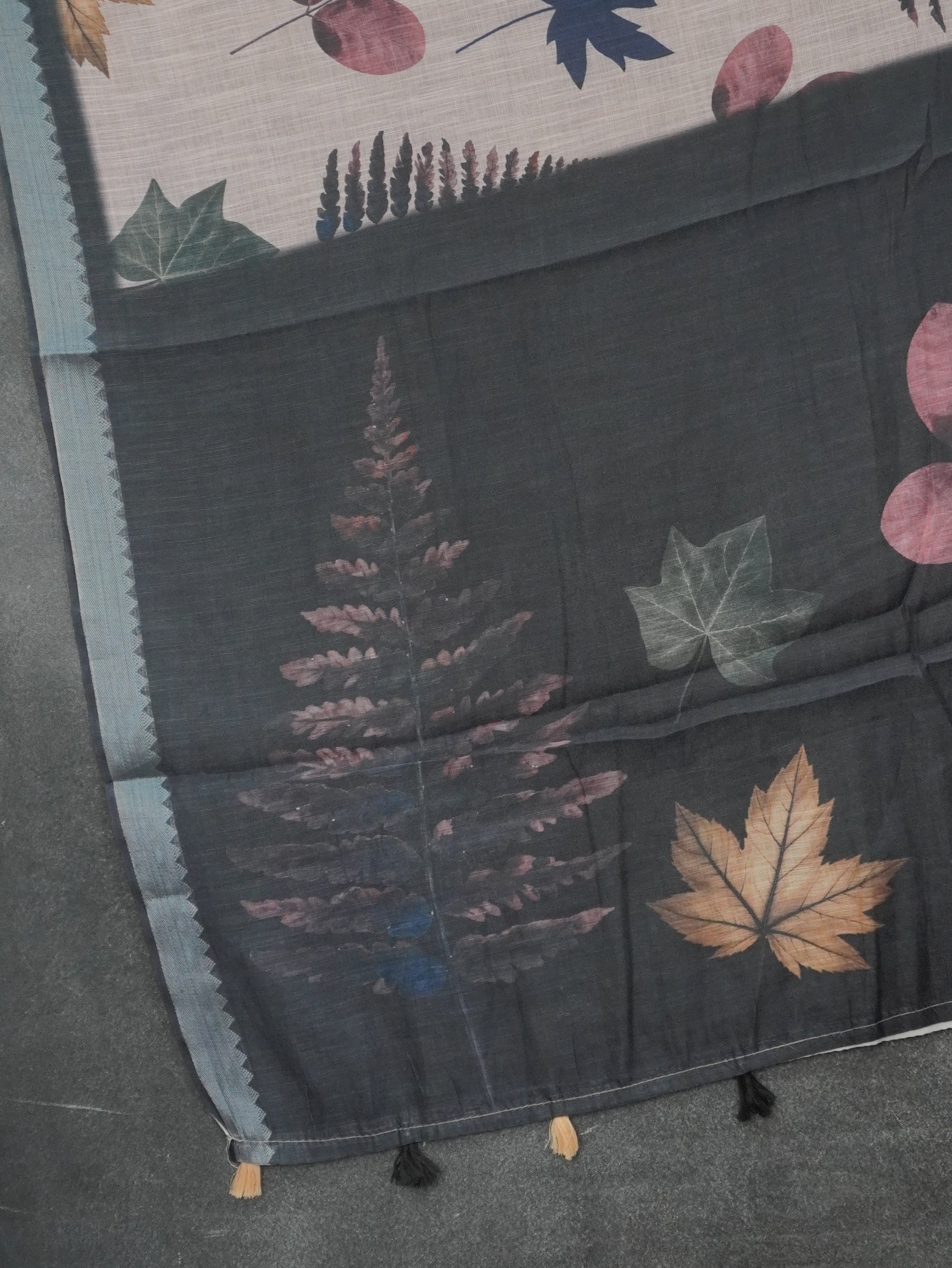 Linen Cotton Saree | TTDS3516