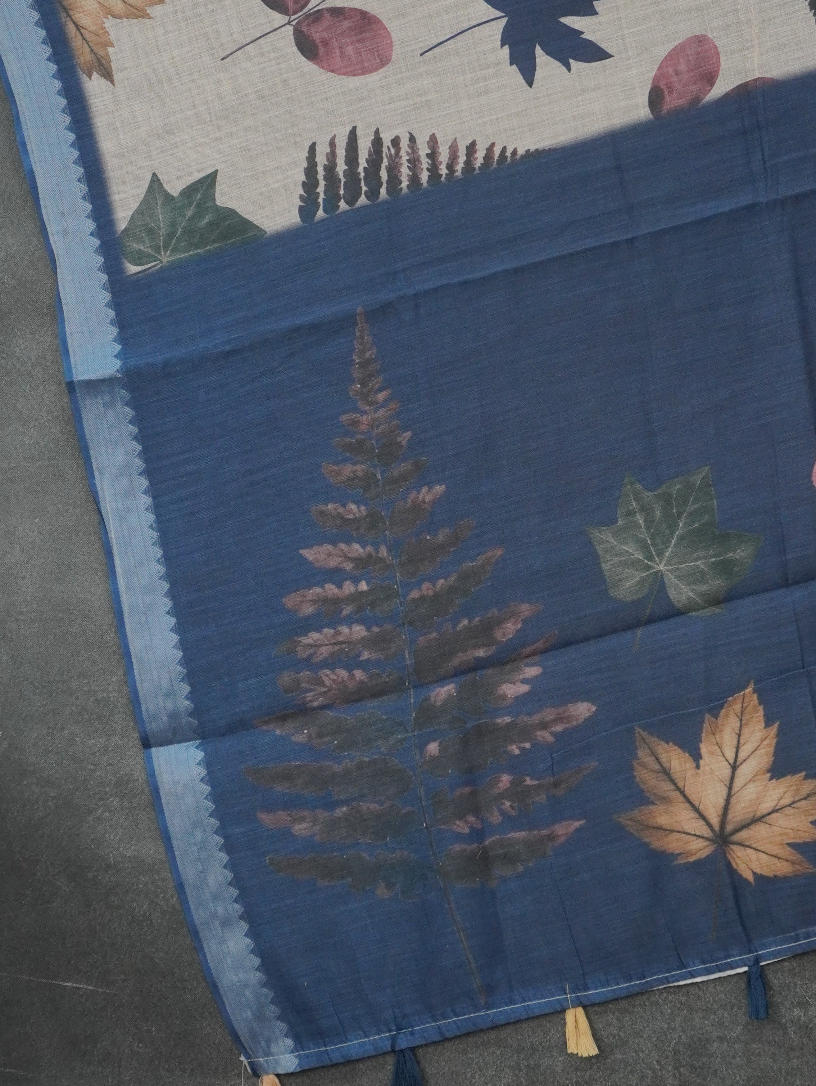 Linen Cotton Saree | TTDS3516