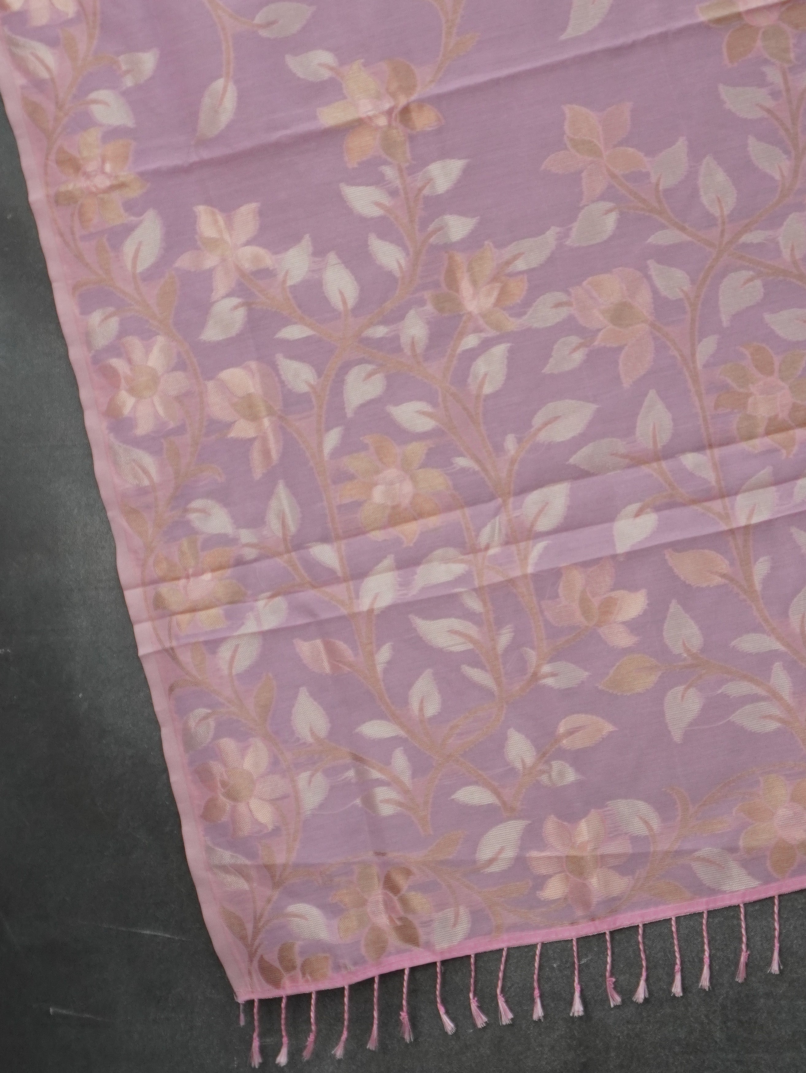 Chanderi Silk Cotton Saree | TTDS3519