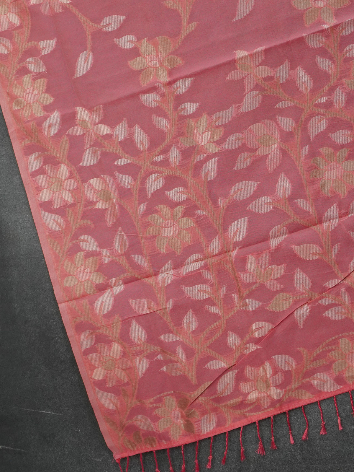 Chanderi Silk Cotton Saree | TTDS3519