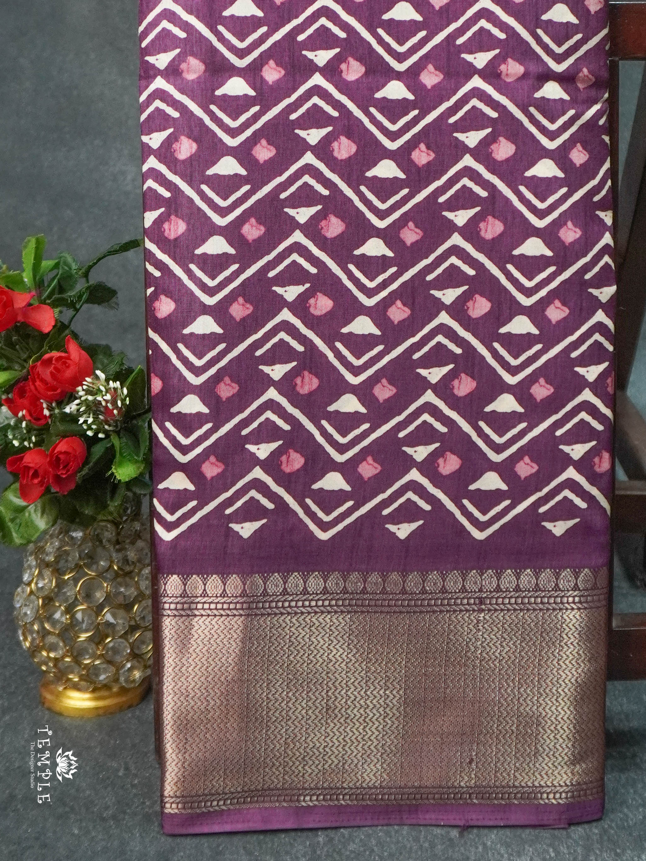 Printed Dola Saree | TTDS1638