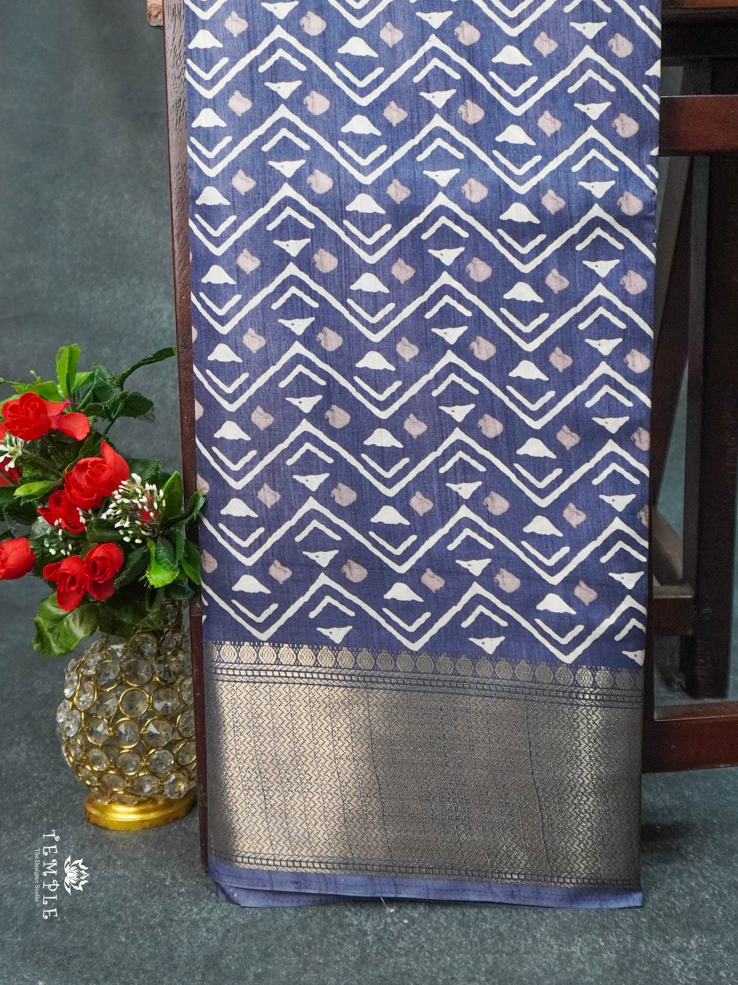 Printed Dola Saree | TTDS1638