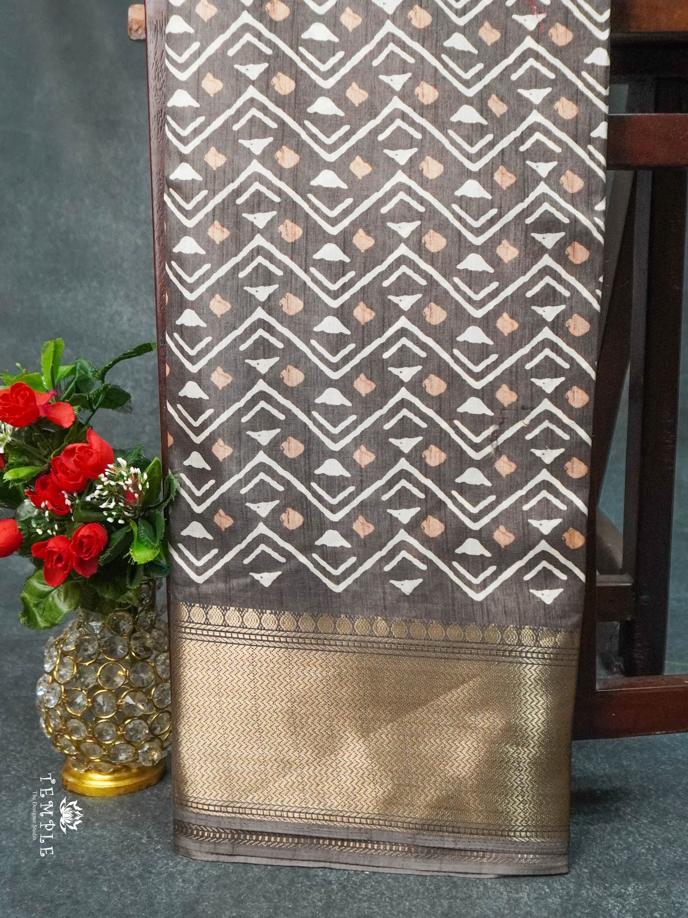 Printed Dola Saree | TTDS1638