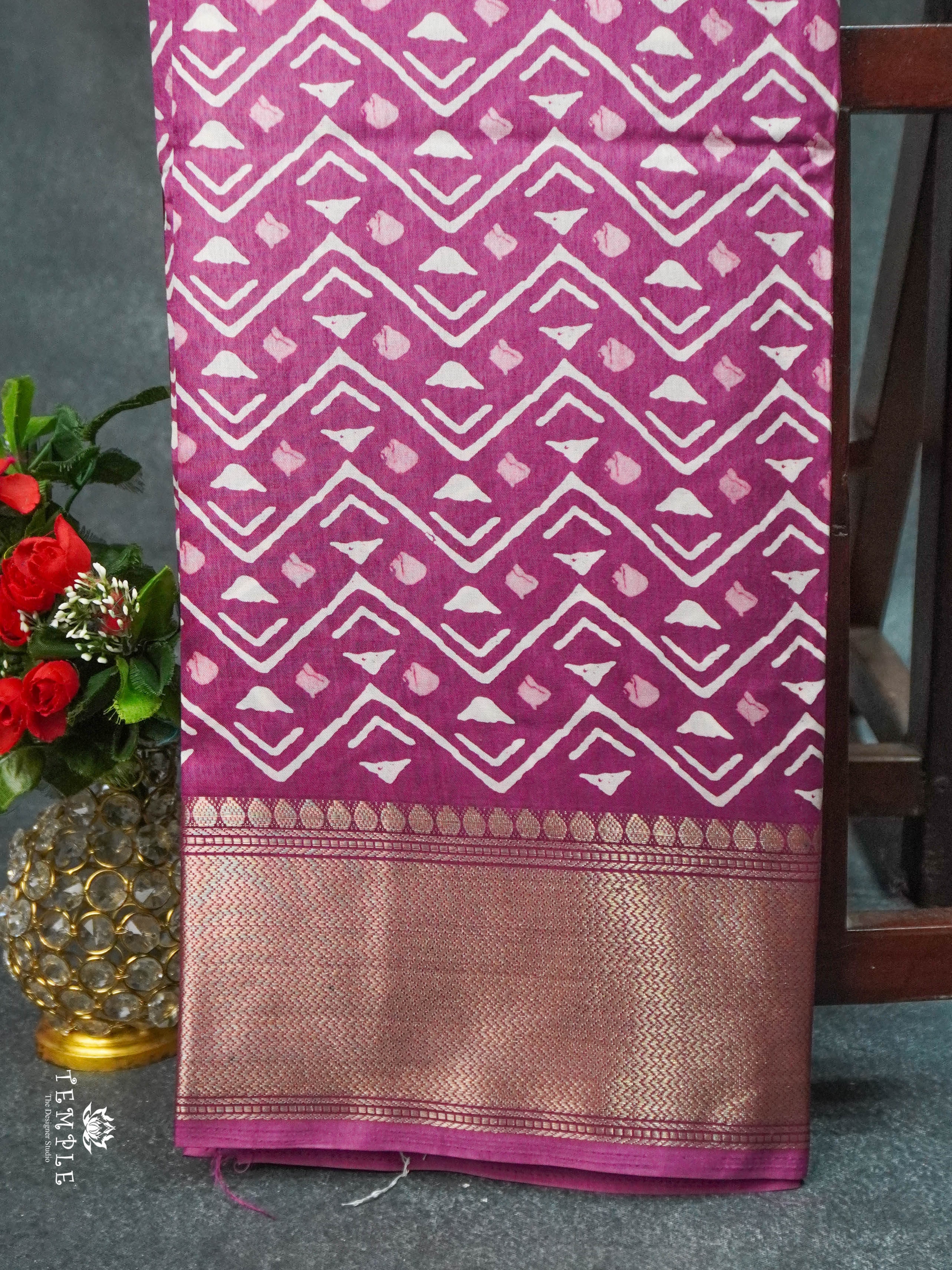 Printed Dola Saree | TTDS1638