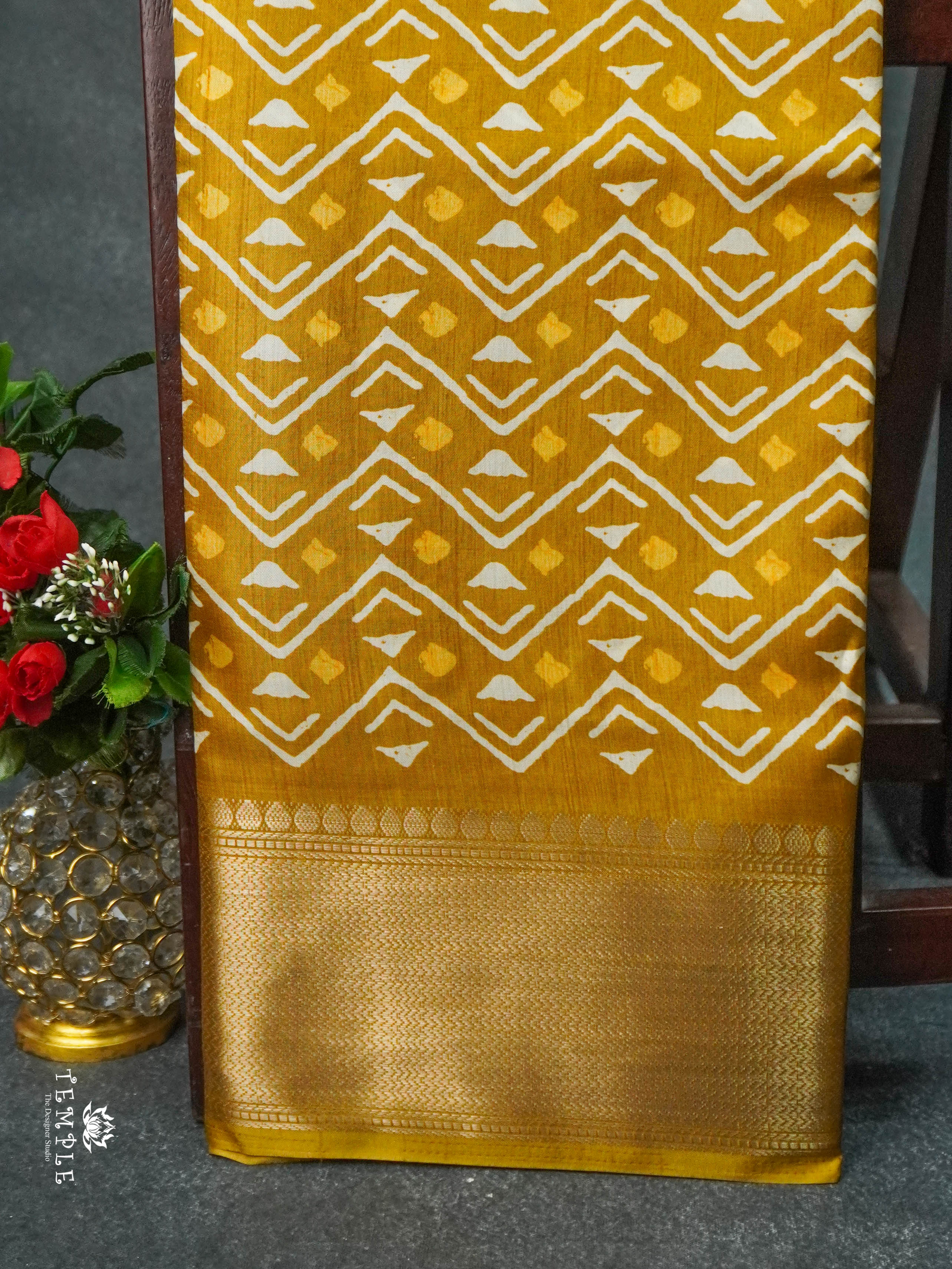 Printed Dola Saree | TTDS1638