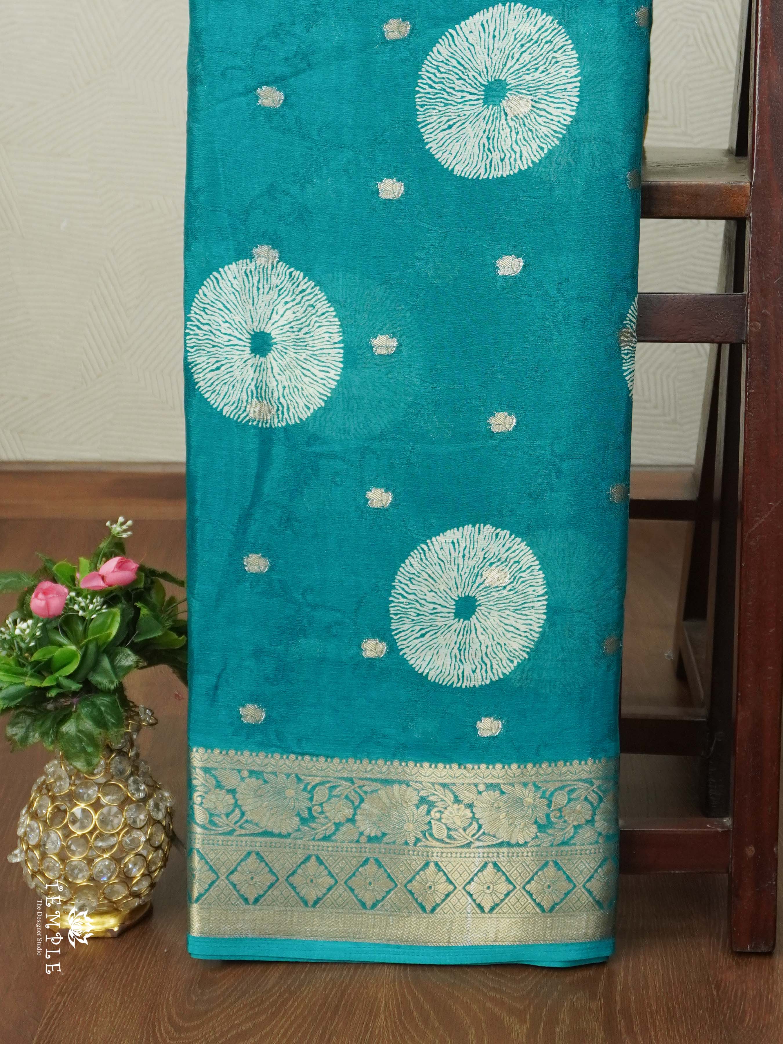 Chakra Zari Georgette Saree | TTDS2615