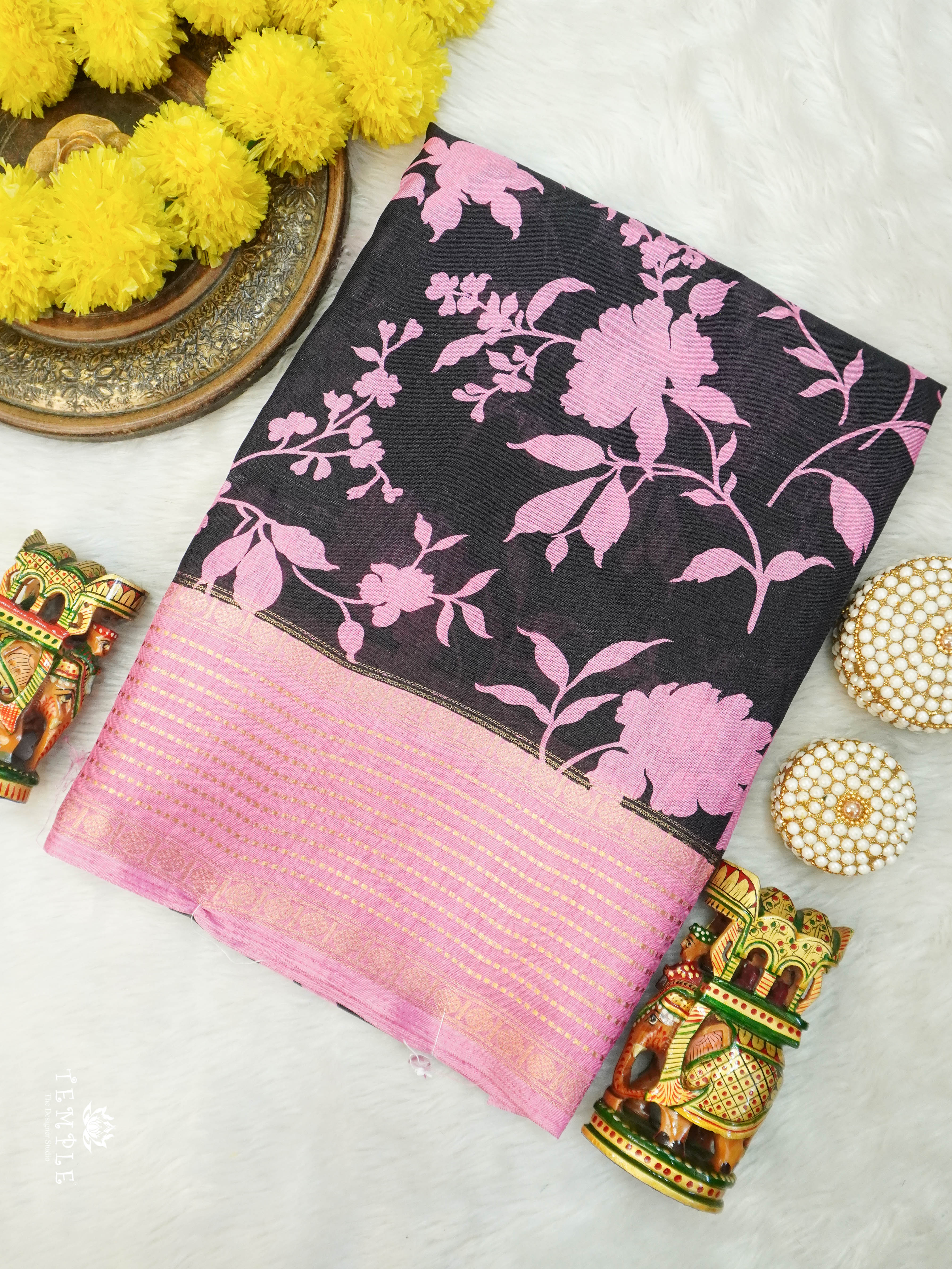 Printed Fancy Saree | TTDS3093