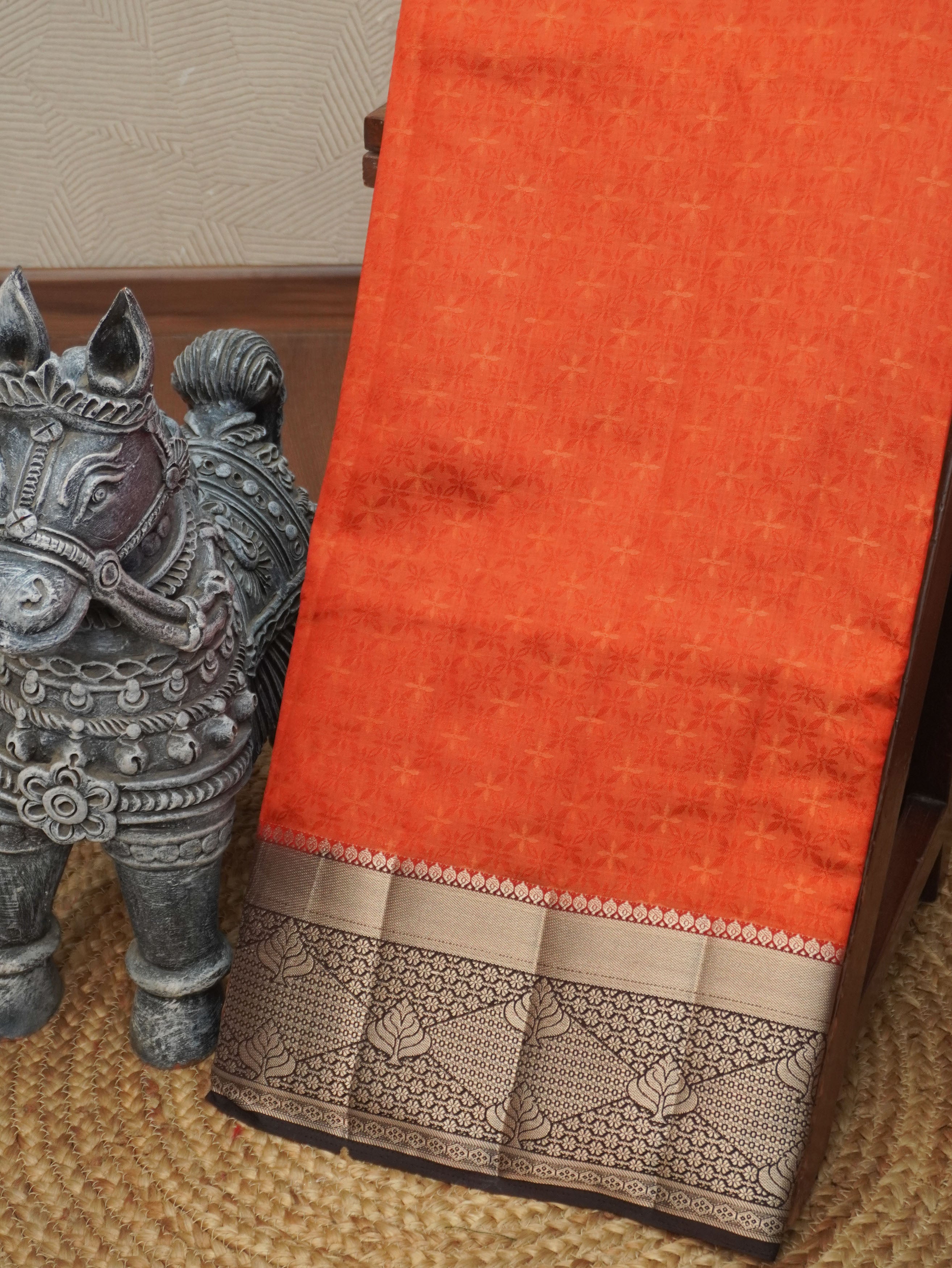 Semi Tussar Saree | TTDS3525