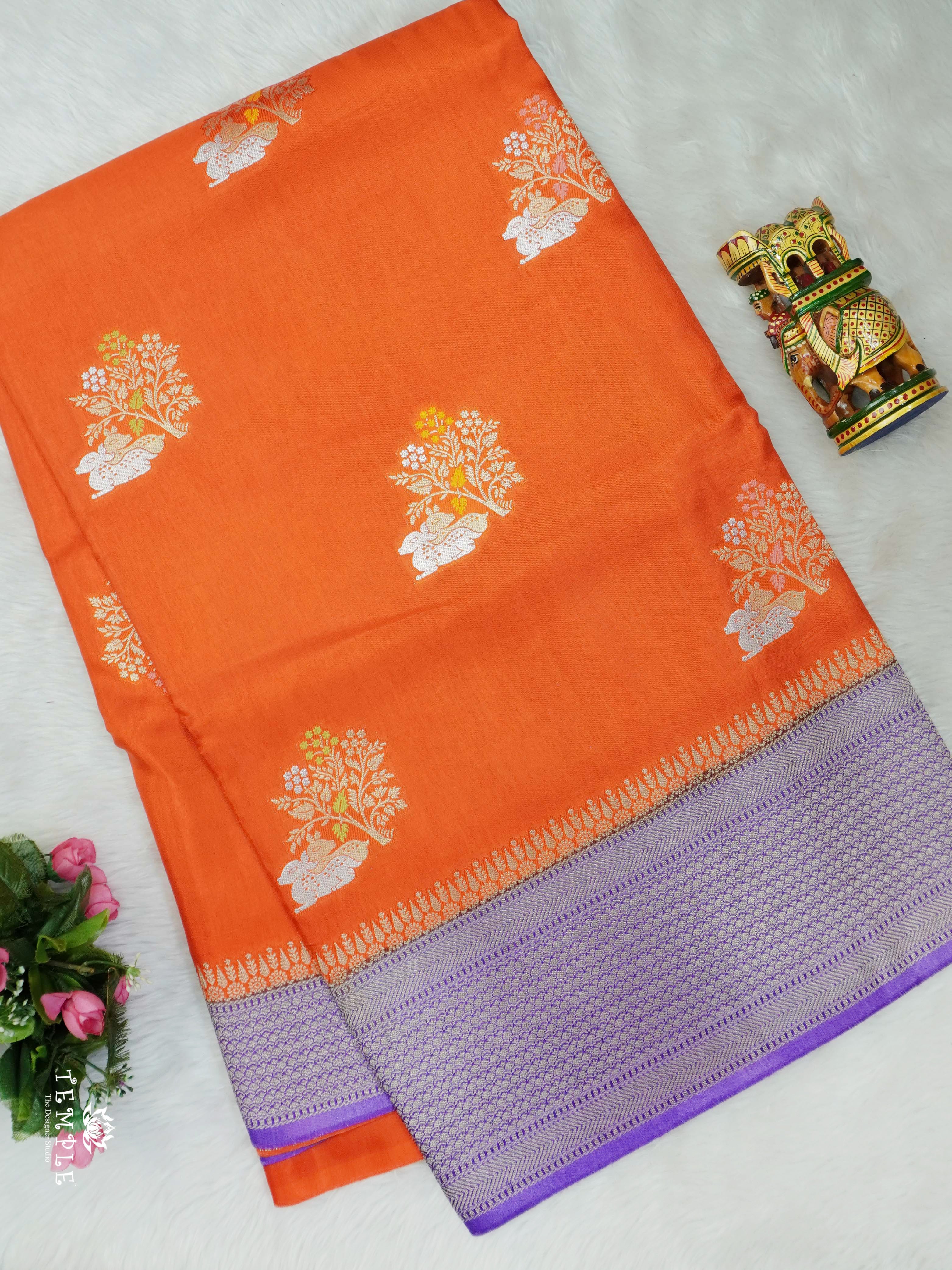 Jute Silk Saree | TTDS2624