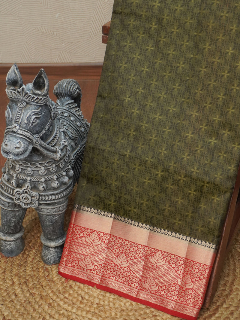 Semi Tussar Saree | TTDS3525
