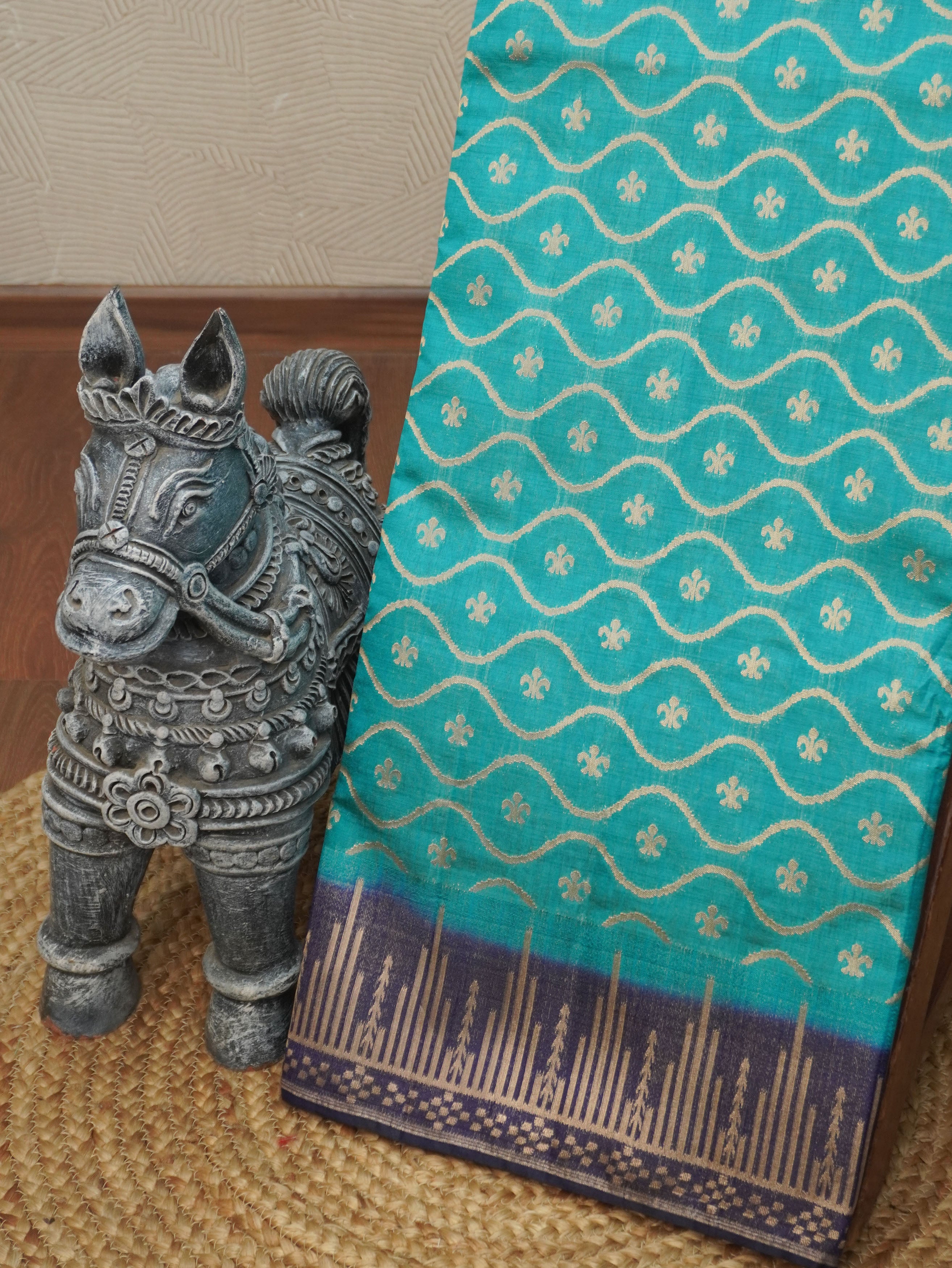 Semi Tussar Saree | TTDS3524