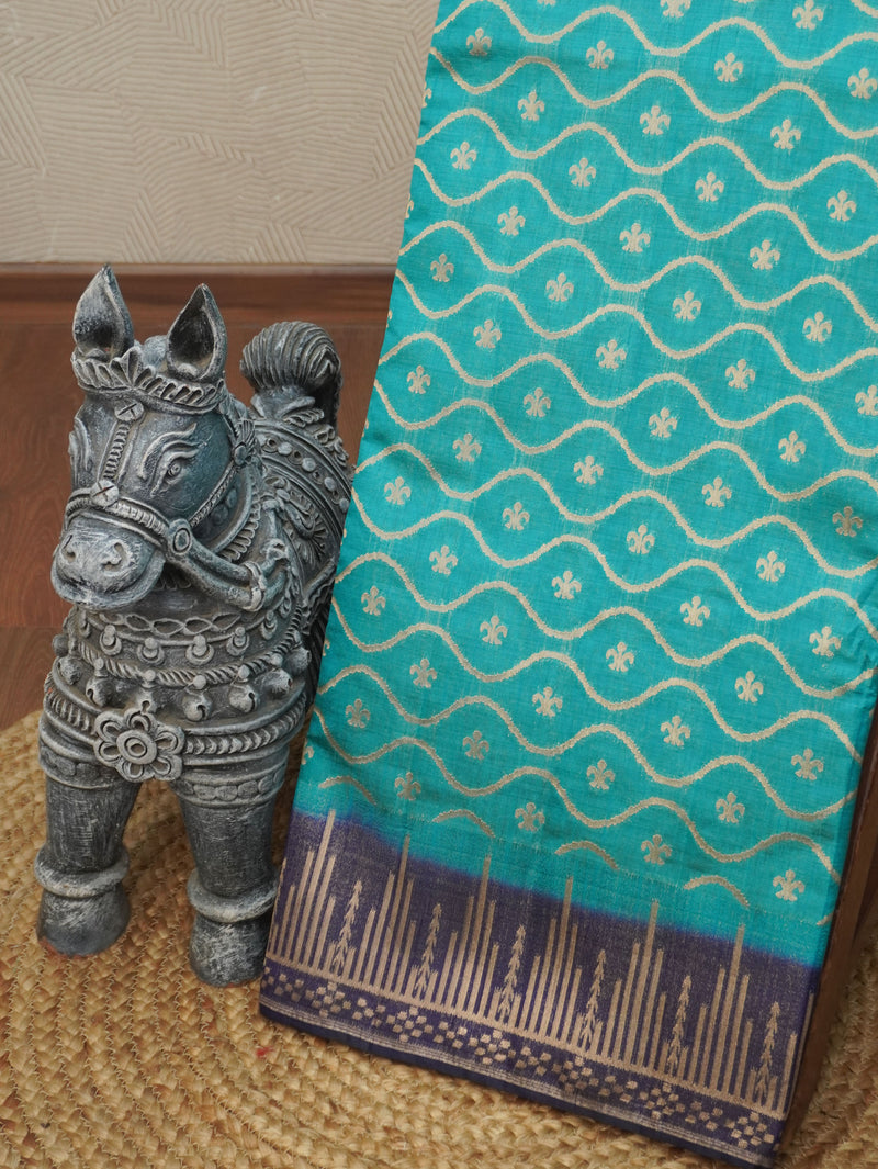 Semi Tussar Saree | TTDS3524