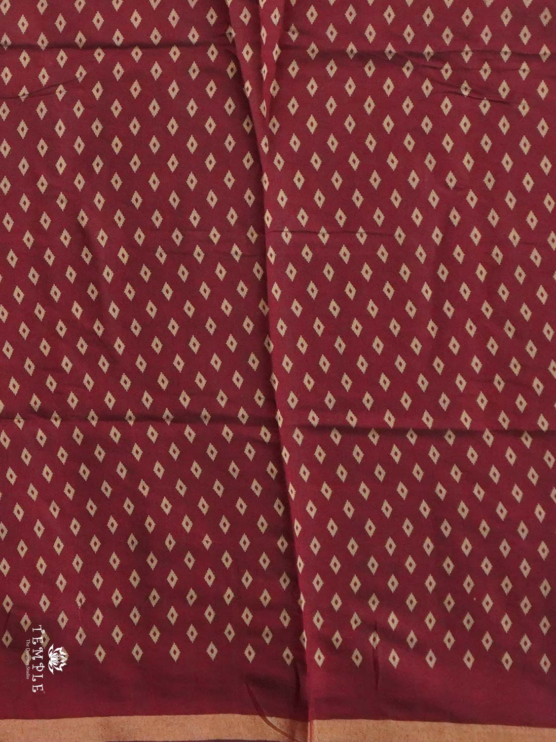 Floral Design Cotton Sarees With Mirror Work | TTDS2614