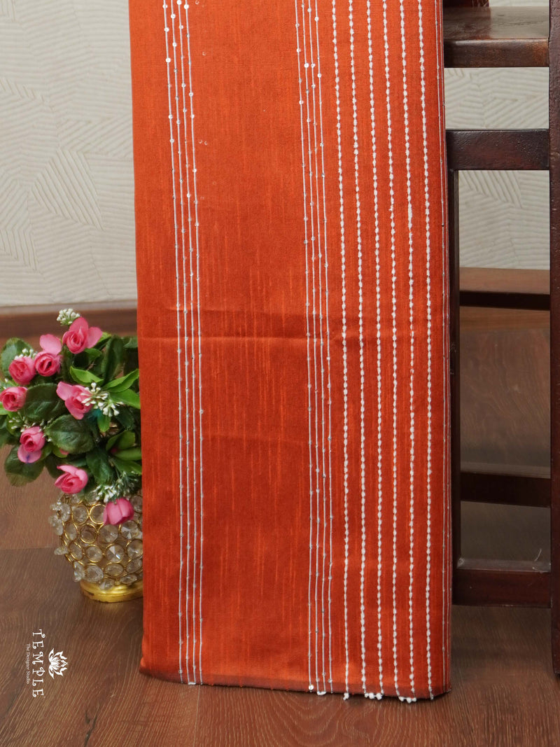 Raw Silk Saree with sequins Work | TTDS2100