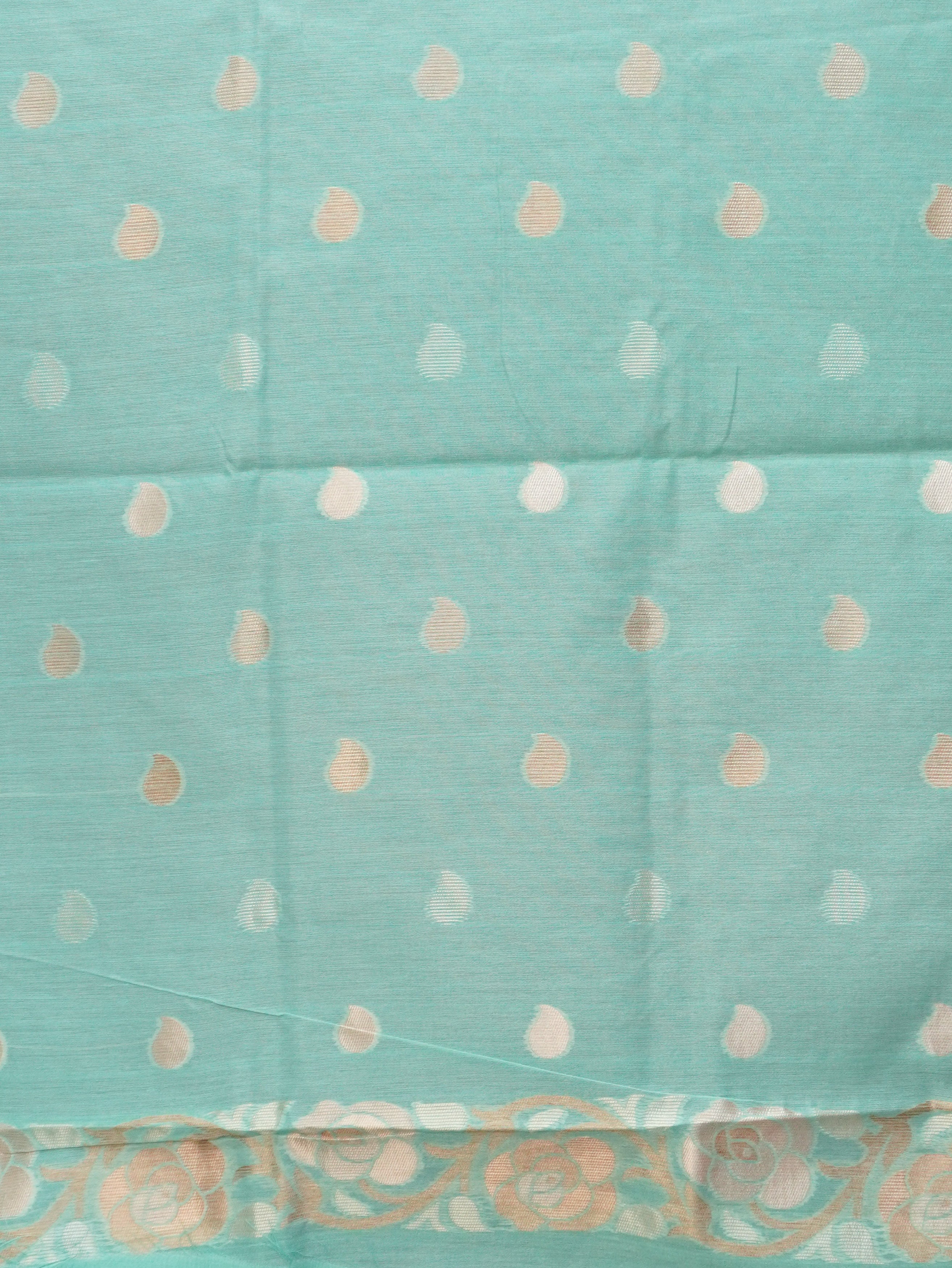 Chanderi Silk Cotton Saree | TTDS3521