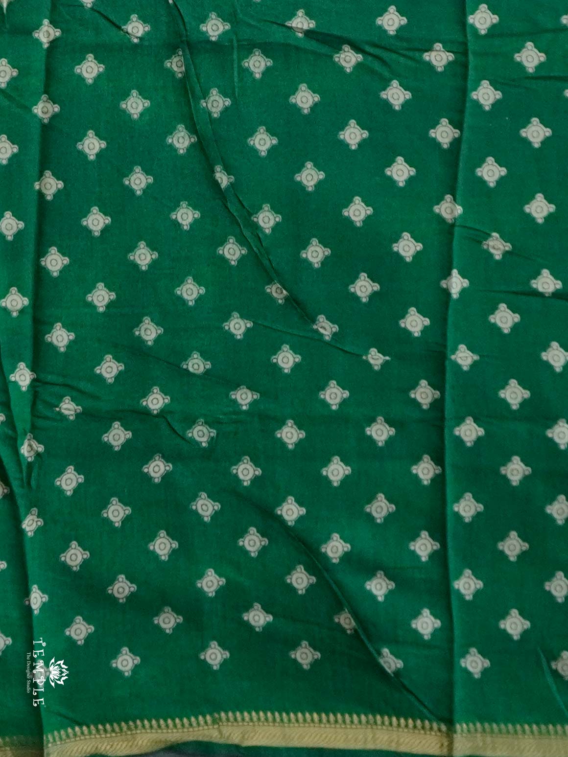 Mangalagiri Cotton Saree With Mirror Work | TTDS2610