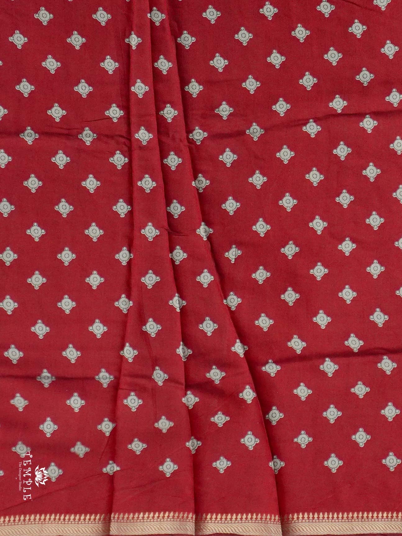 Mangalagiri Cotton Saree With Mirror Work | TTDS2610
