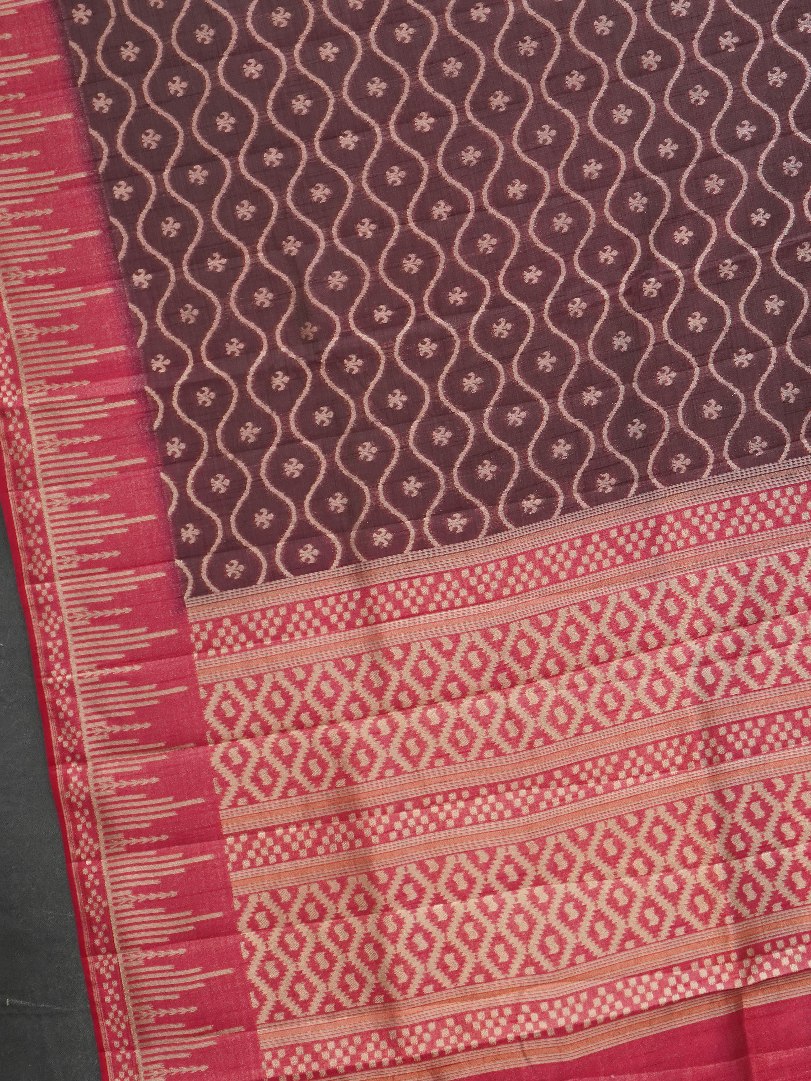 Semi Tussar Saree | TTDS3524