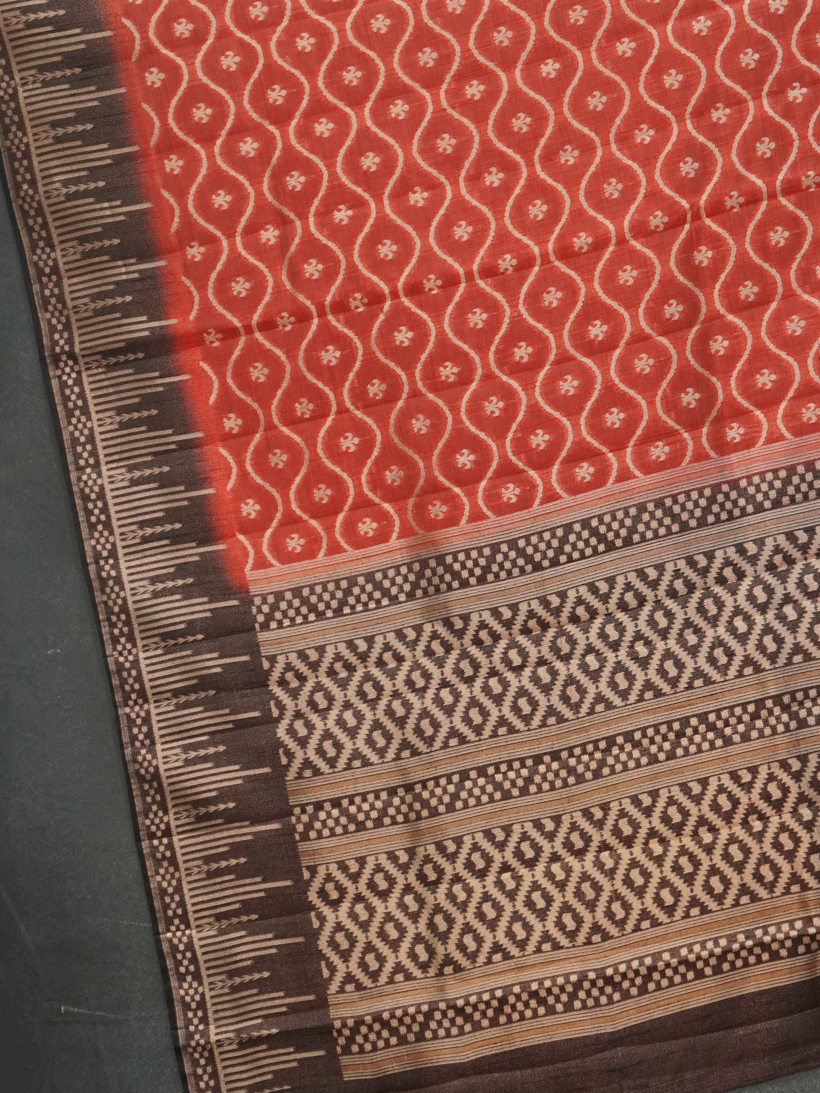 Semi Tussar Saree | TTDS3524