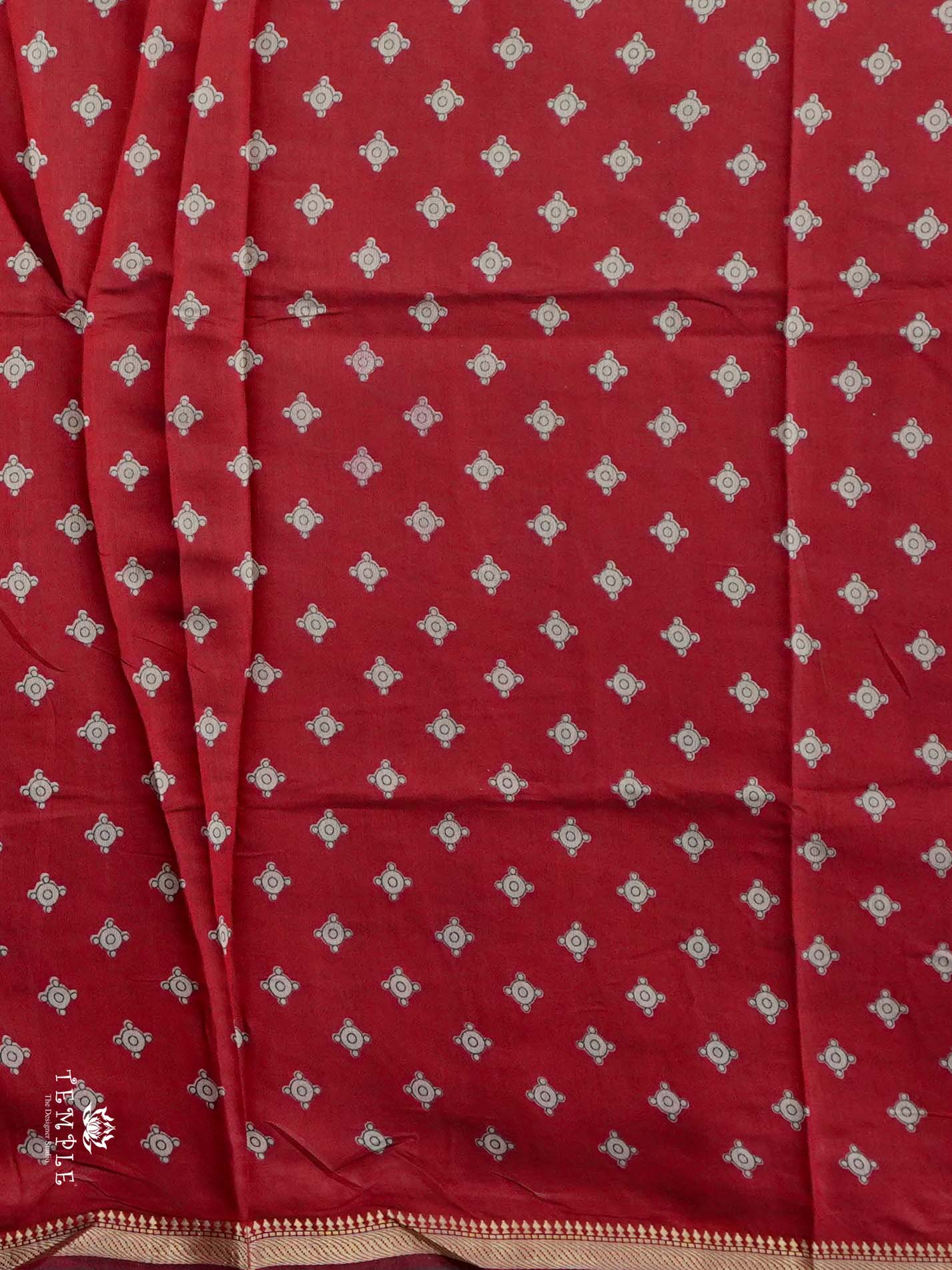 Mangalagiri Cotton Saree With Mirror Work | TTDS2610