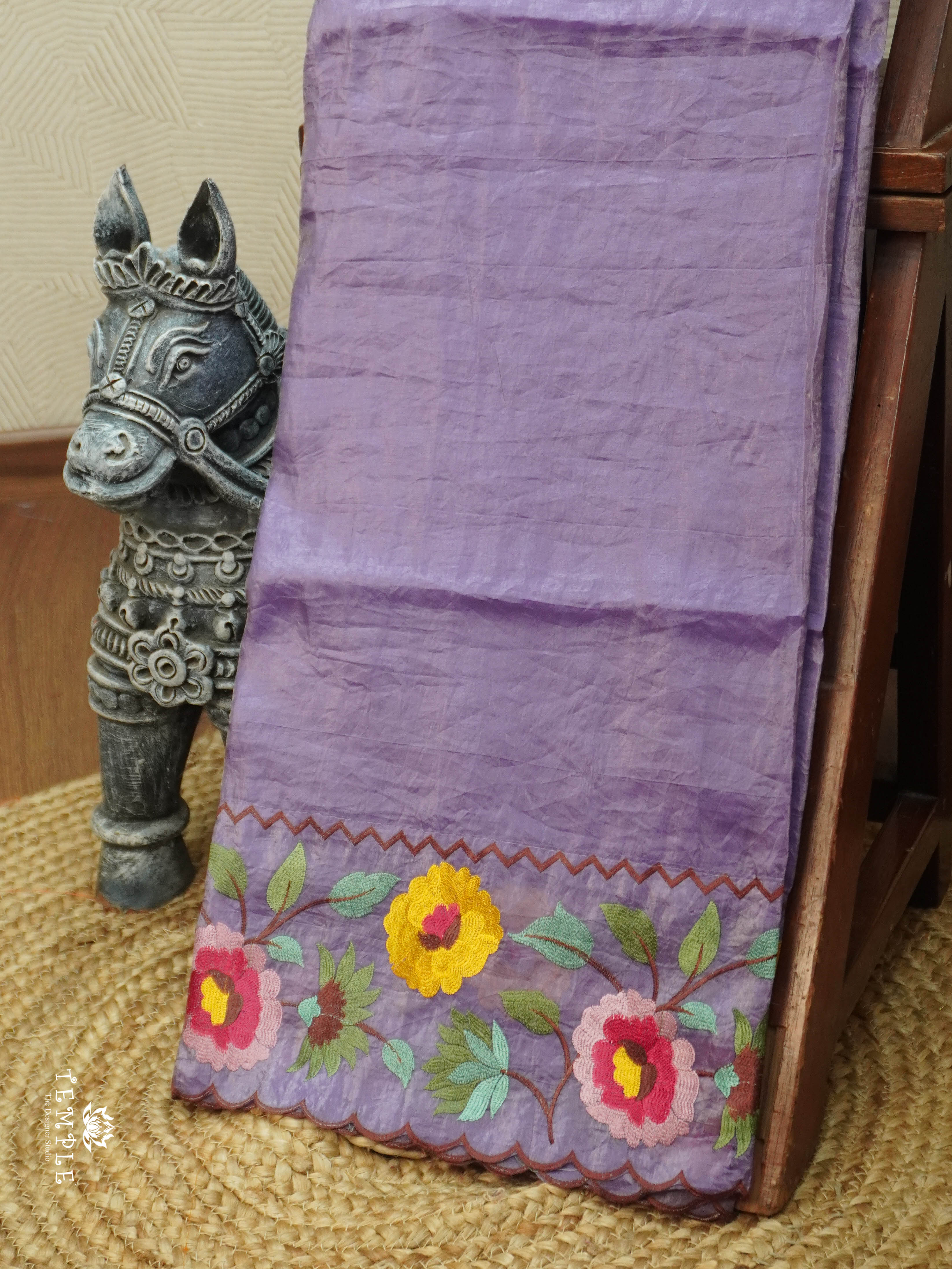 Fendi Silk Saree | TTDS3097